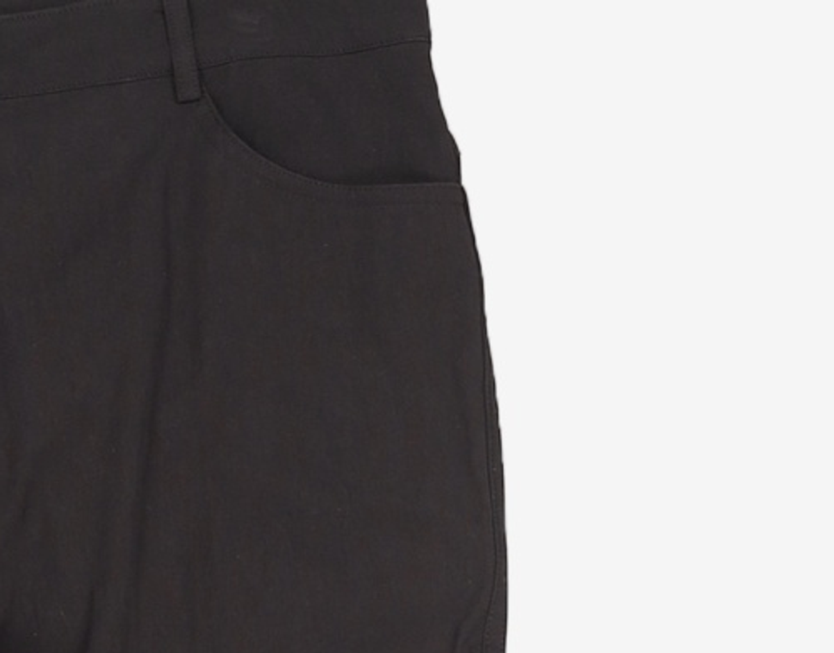 미세키서울(MISEKI SEOUL) Cotton shirring bootscut pants BLACK 3
