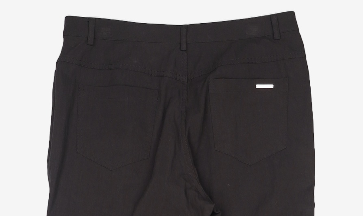 미세키서울(MISEKI SEOUL) Cotton shirring bootscut pants BLACK 3