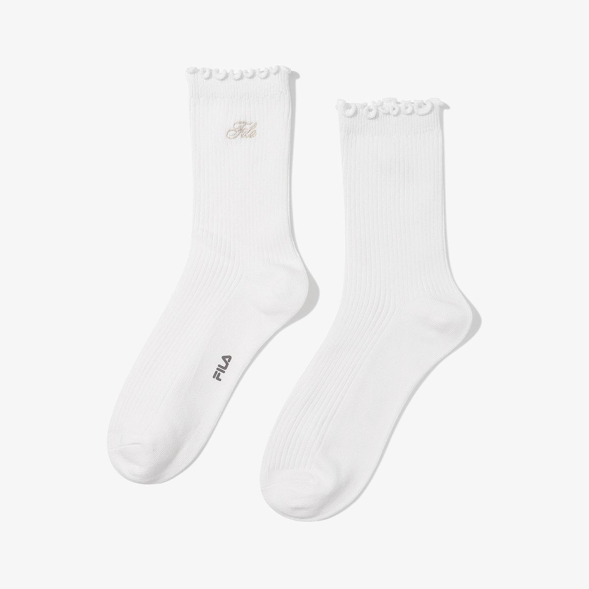 휠라(FILA) 우먼 프릴 삭스(FS263SC01F001175)