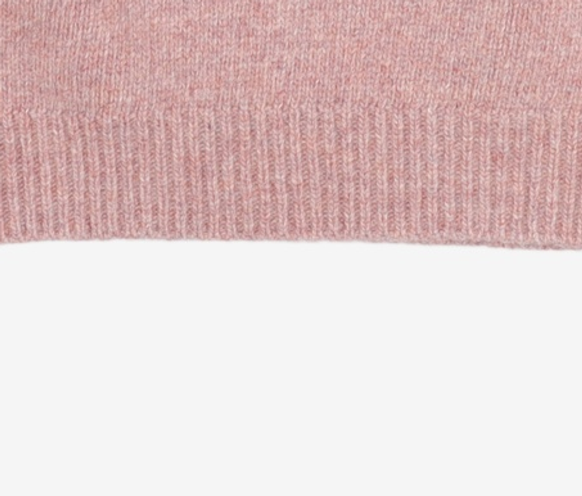 오헤시오(OHESHIO) shetland wool beads round pull-over knitted (Pink) XL