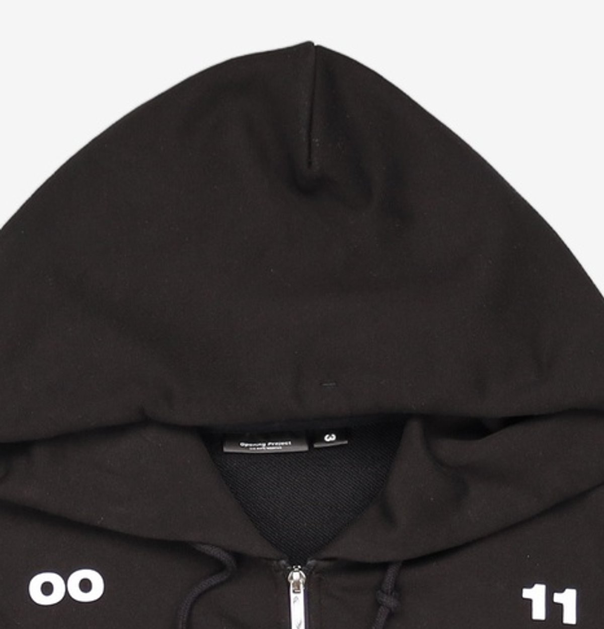 오프닝프로젝트(OPENING PROJECT) Symbol Logo Zip Hoodie - Black 3