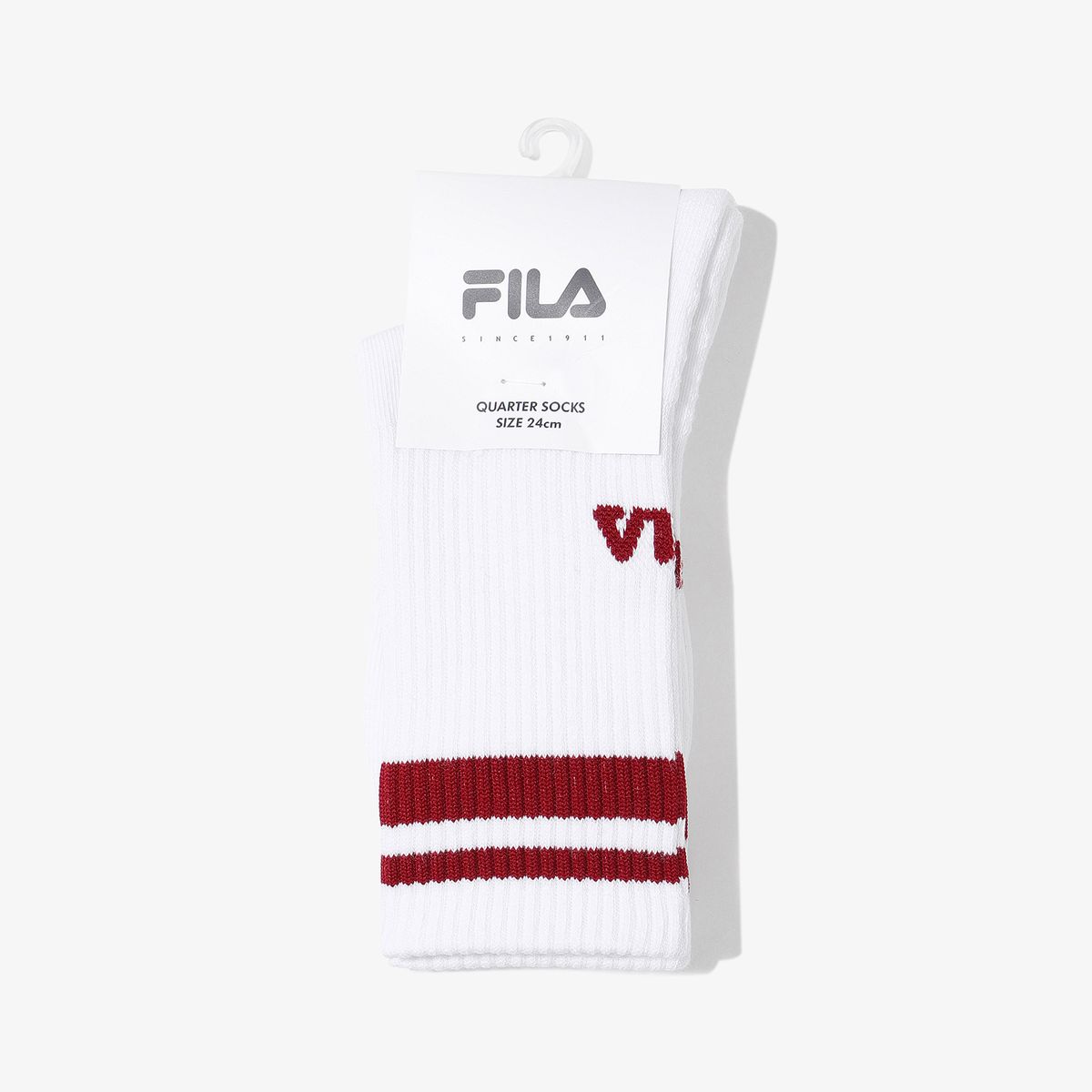 휠라(FILA) 유니 스트라이프 크루삭스(FS263SC02X001626)