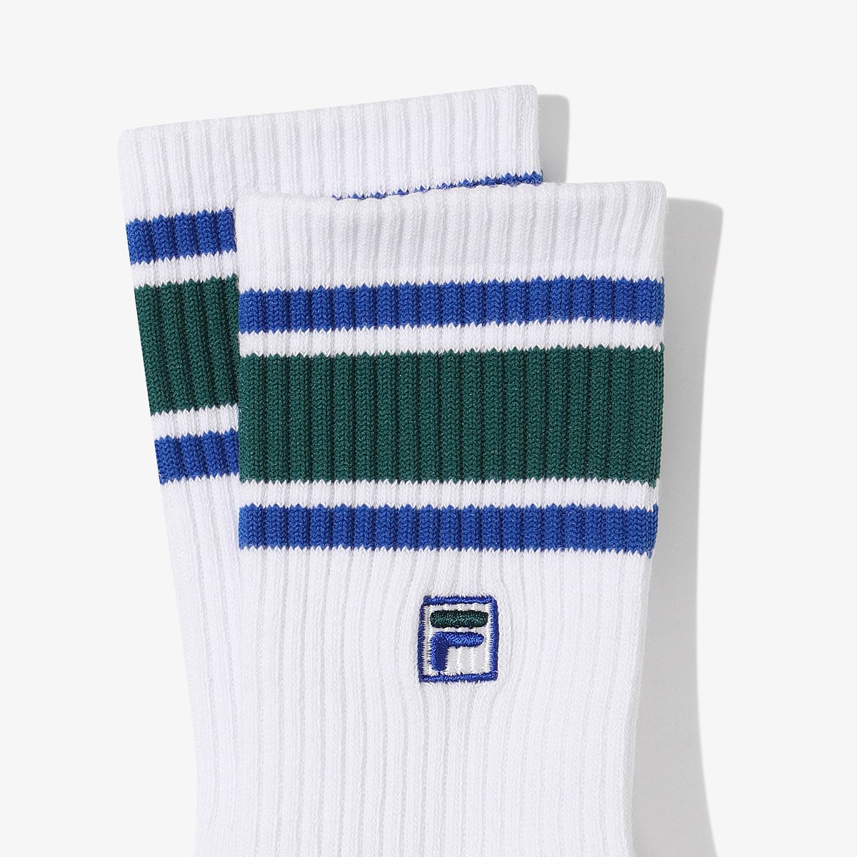 휠라(FILA) 유니 F박스 스트라이프 크루삭스(FS263SC02X003496)