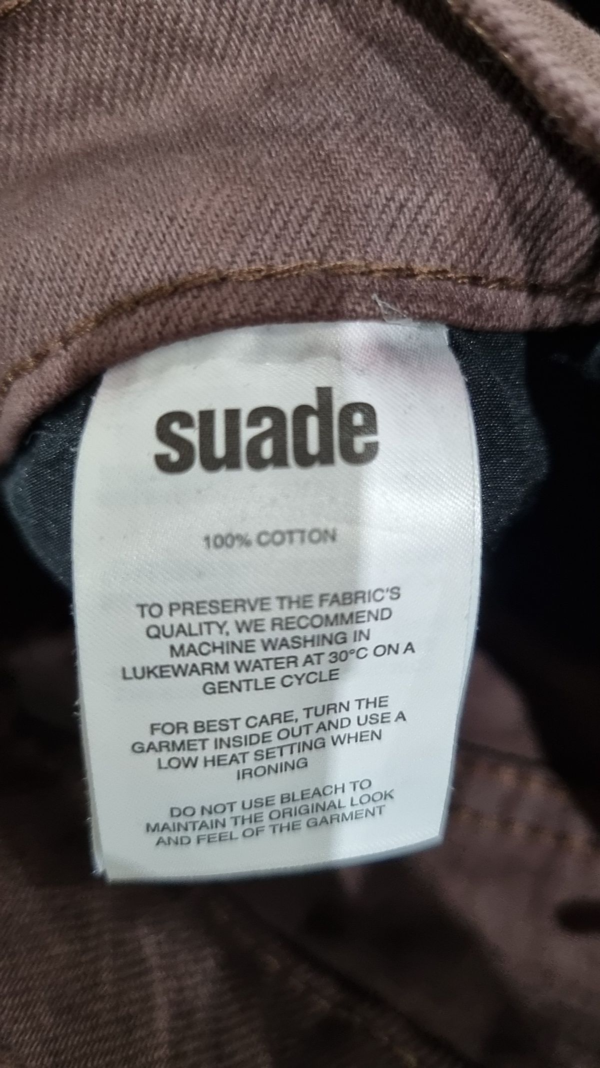 스웨이드(SUADE) 코튼 팬츠 L