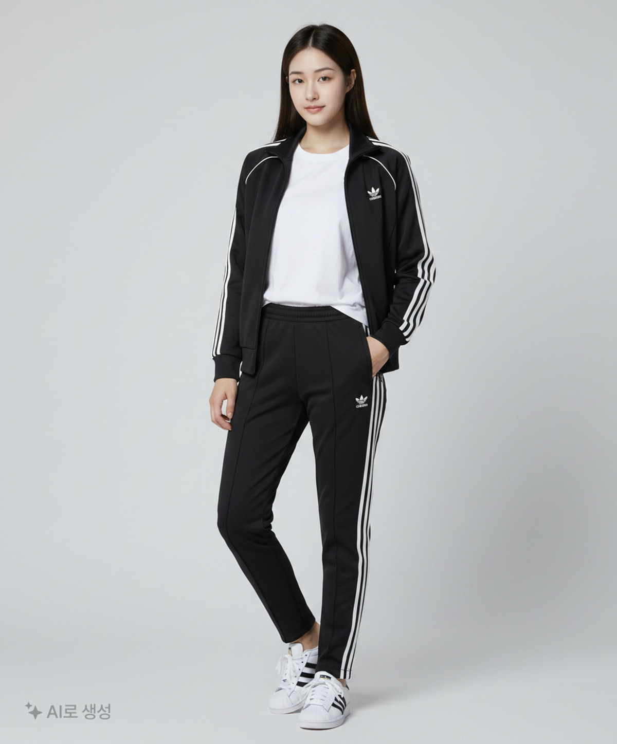 아디다스(ADIDAS) SST 트랙탑 - 블랙 / IK4034 L