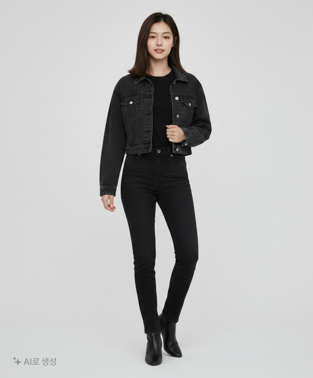 무신사 스탠다드(MUSINSA STANDARD) 데님/트러커 재킷 S