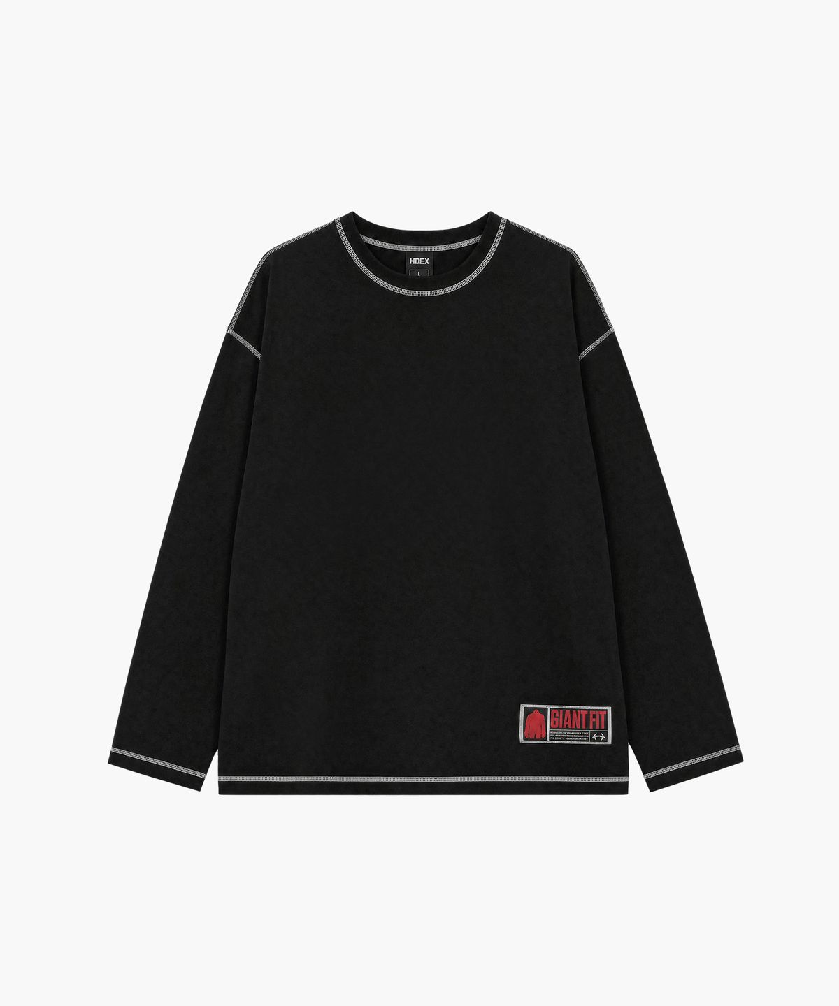 에이치덱스(HDEX) 코어 자이언트핏 저지 롱 슬리브 (Black)