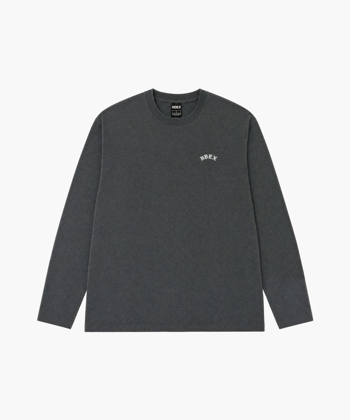에이치덱스(HDEX) 내추럴 바디핏 롱 슬리브 (Charcoal)