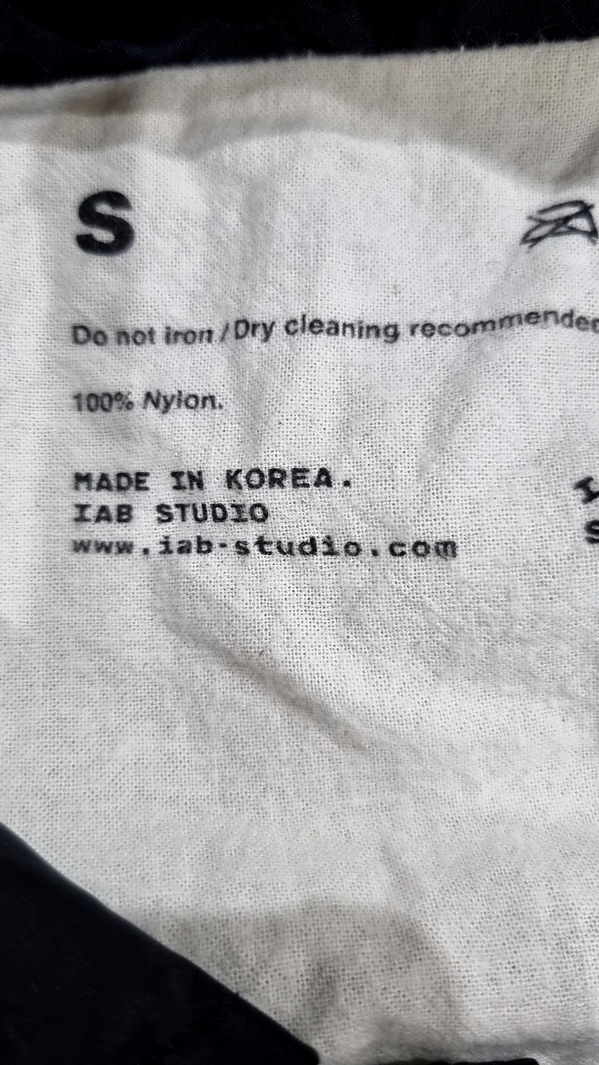 아이앱 스튜디오(IAB STUDIO) 나일론/코치 재킷 S