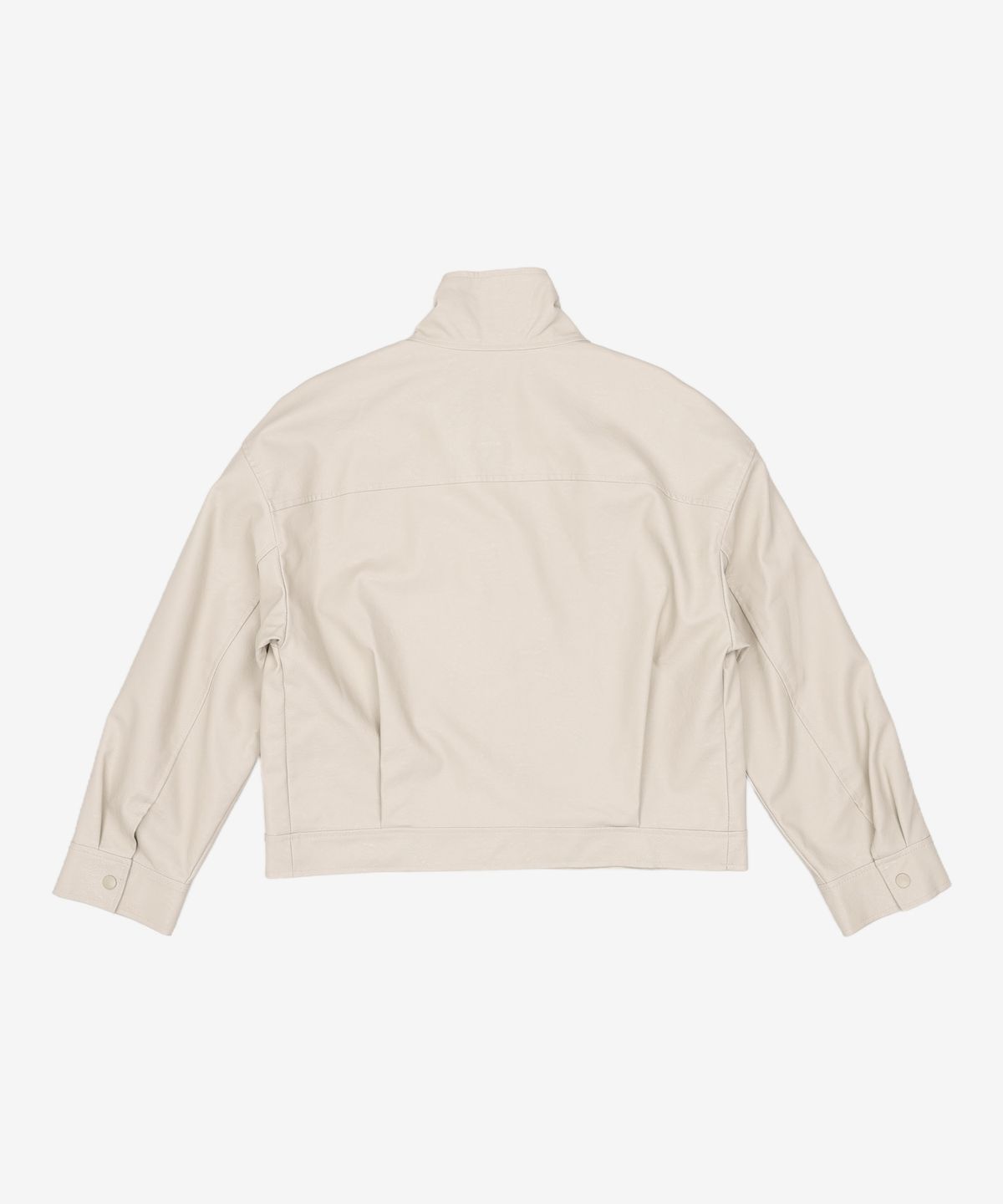 미쏘(MIXXO) 하이넥 비건레더자켓 MIWJLCT12C M