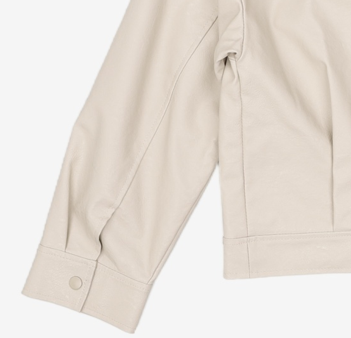 미쏘(MIXXO) 하이넥 비건레더자켓 MIWJLCT12C M
