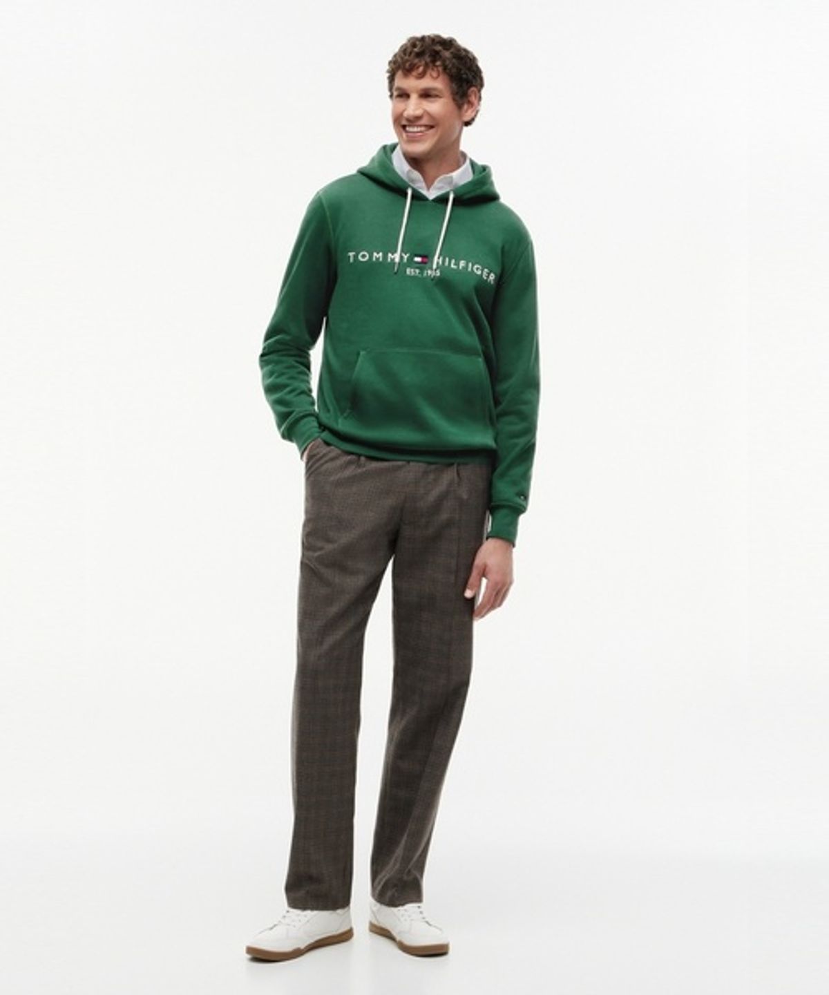 타미힐피거(TOMMY HILFIGER) [UNISEX] 코어 타미 로고 후디 (T12G7TPO850MT3L6K)
