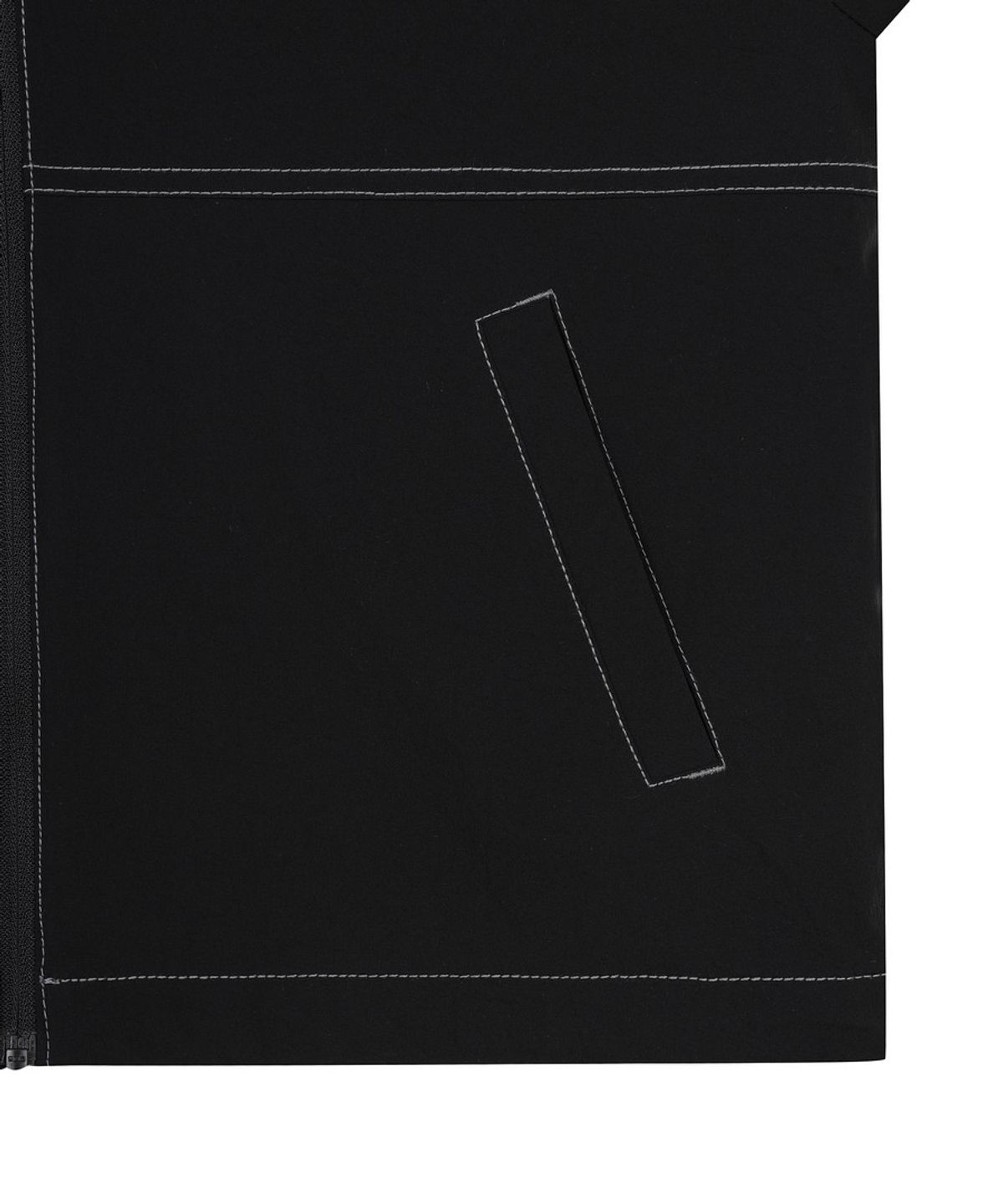 디스커버리 키즈(DISCOVERY KIDS) 키즈 스티치 우븐 바람막이 (BLACK)