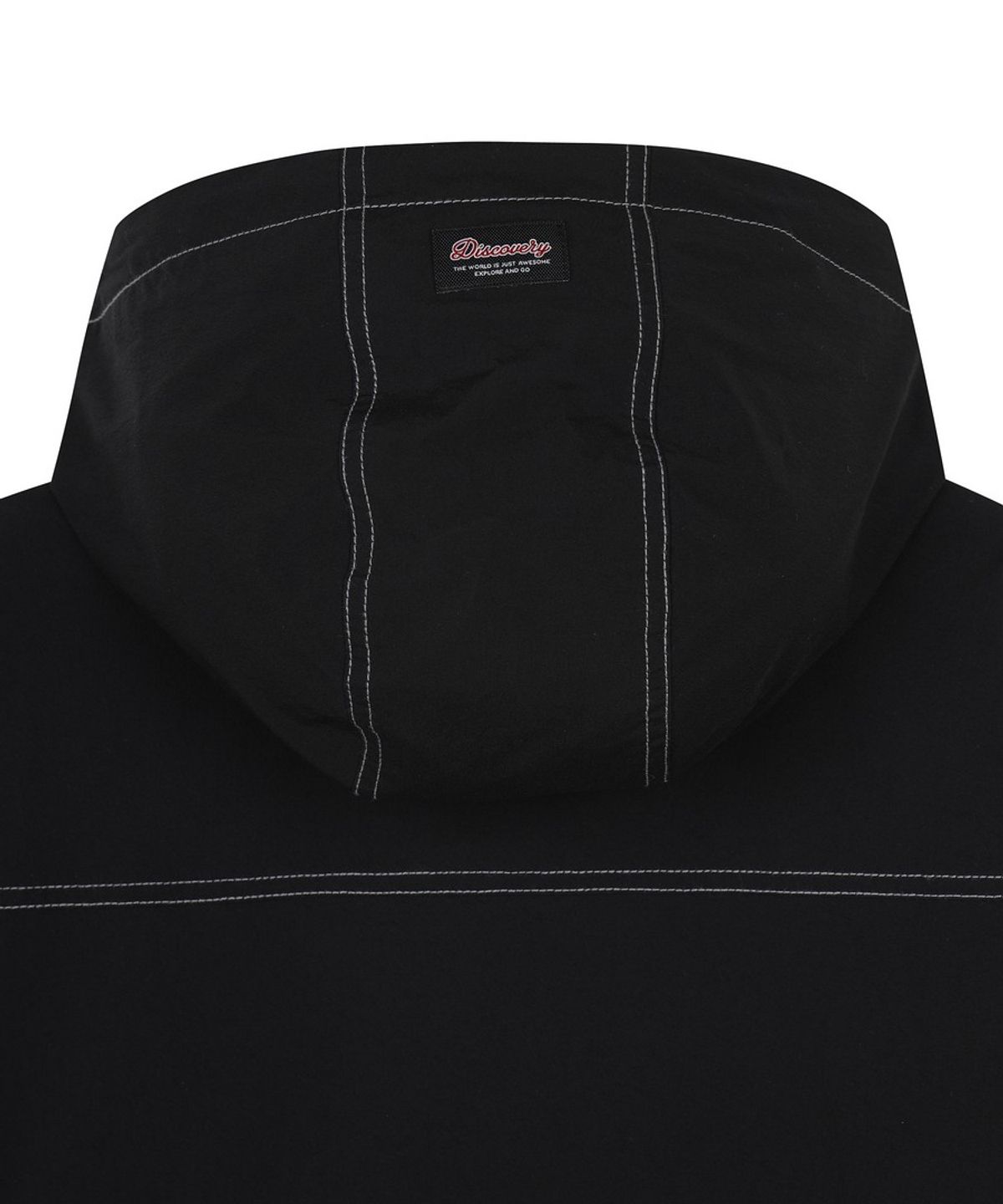 디스커버리 키즈(DISCOVERY KIDS) 키즈 스티치 우븐 바람막이 (BLACK)