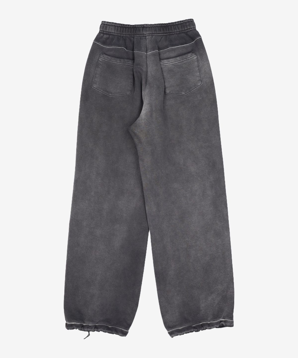 네이비 카운티(NAVY COUNTY) Sulfur Dyed String Pants [Charcoal] FREE