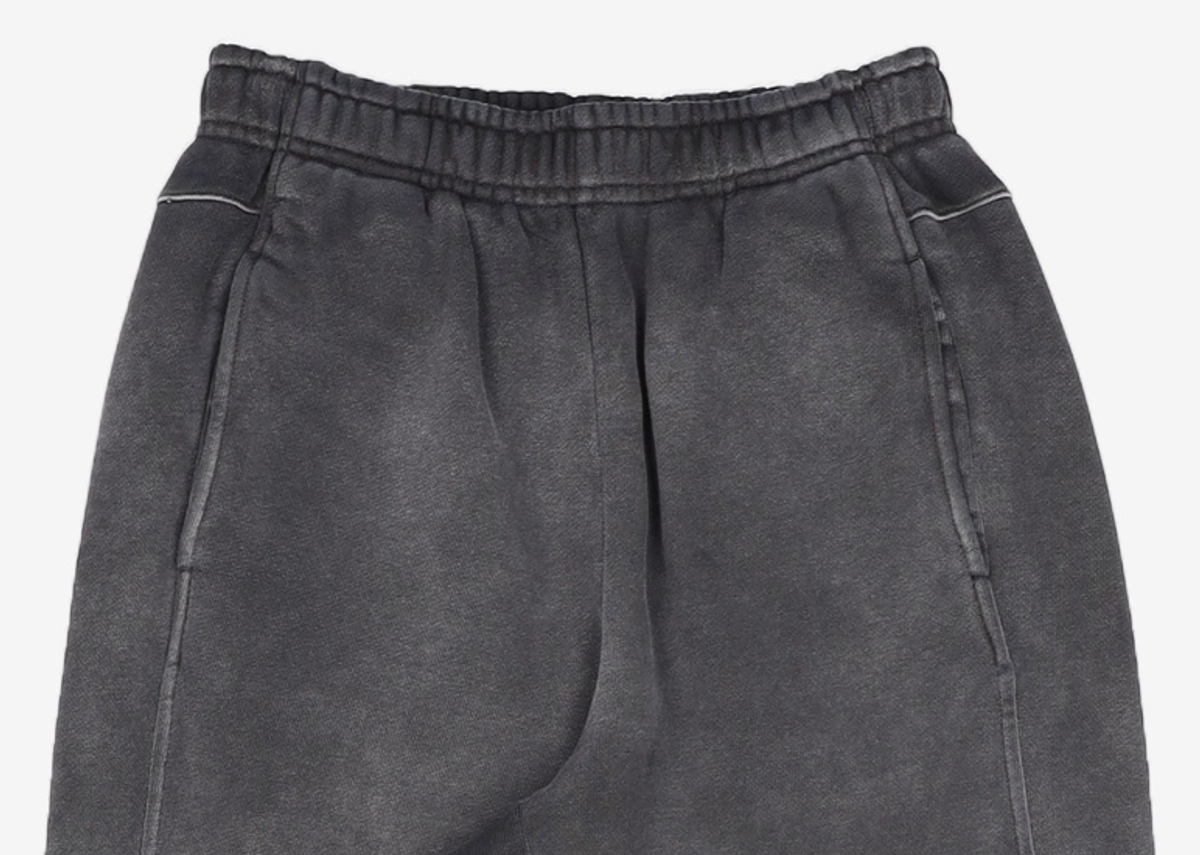 네이비 카운티(NAVY COUNTY) Sulfur Dyed String Pants [Charcoal] FREE