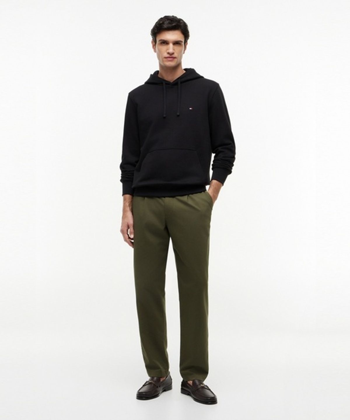 타미힐피거(TOMMY HILFIGER) 에센셜 테리 후디 (T12G7TPO140MT1BDS)