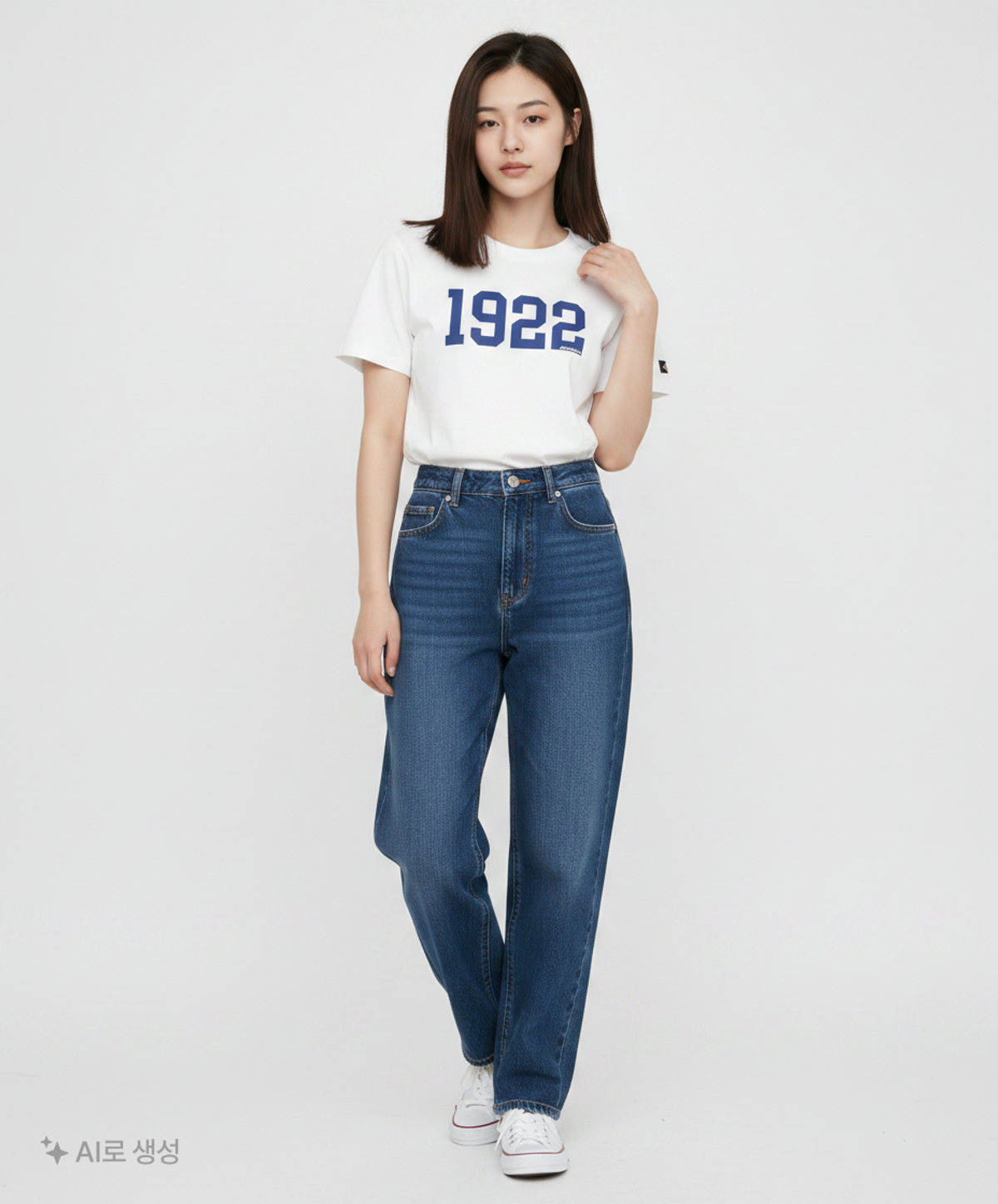 디키즈(DICKIES) 1922 크롭 티셔츠 White S