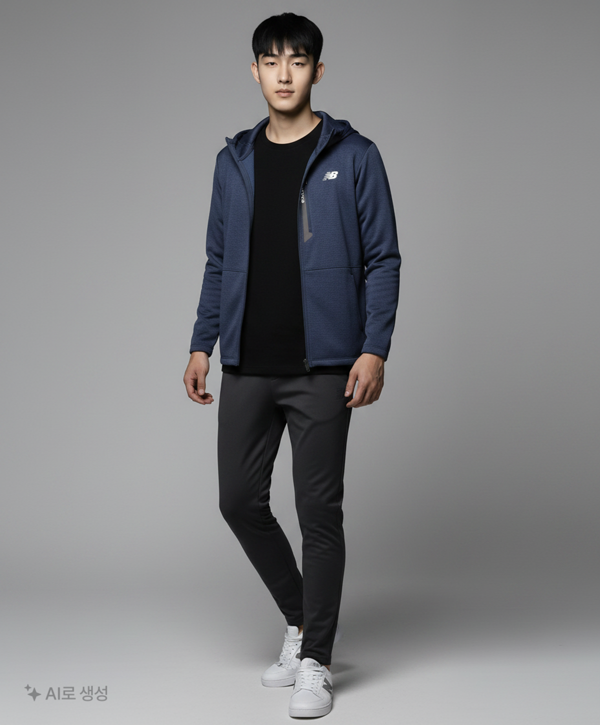 뉴발란스(NEW BALANCE) 후드 집업 M