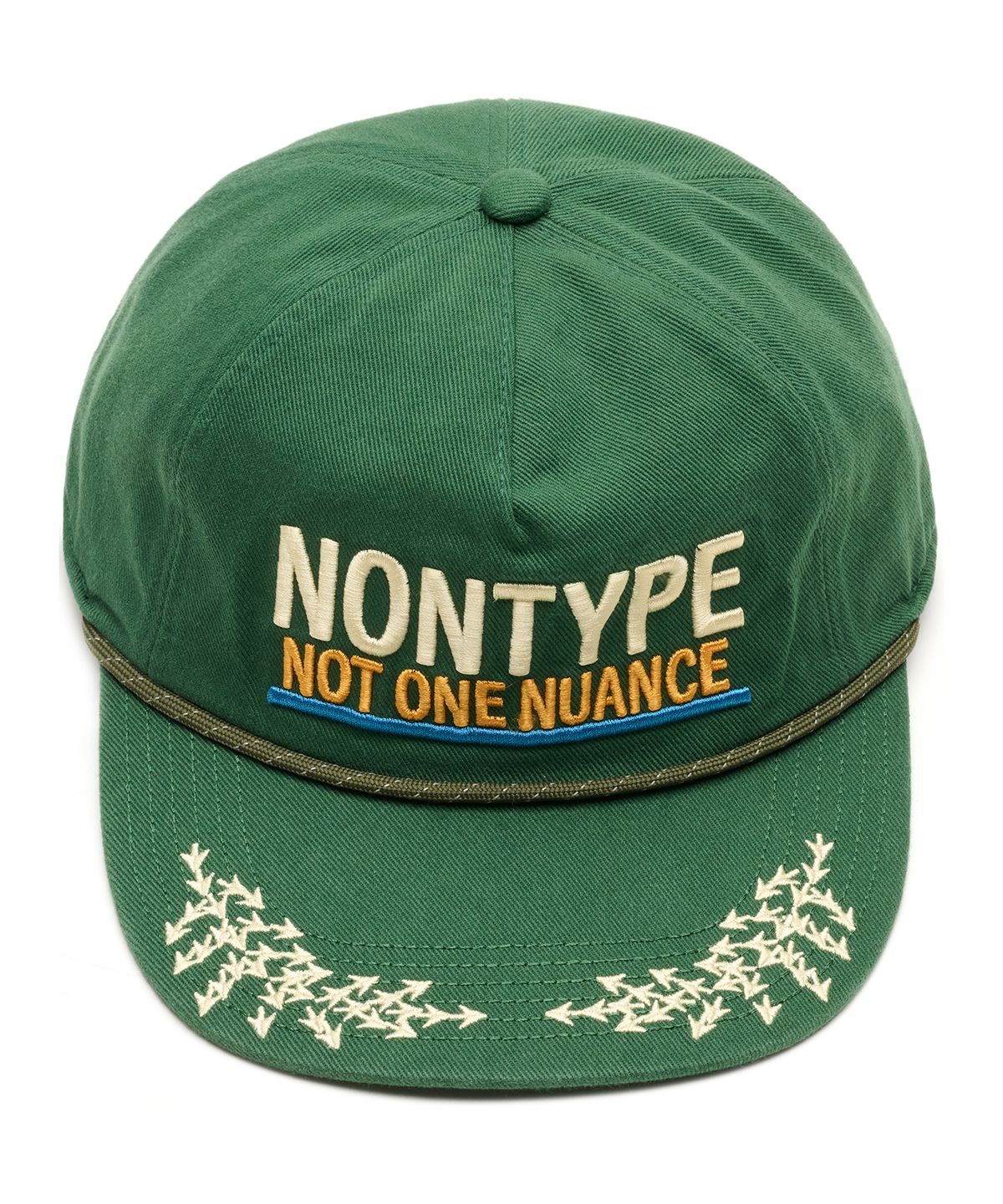 논타입(NONTYPE) ARCHIVE MESSAGE WASHED CAP (GREEN)