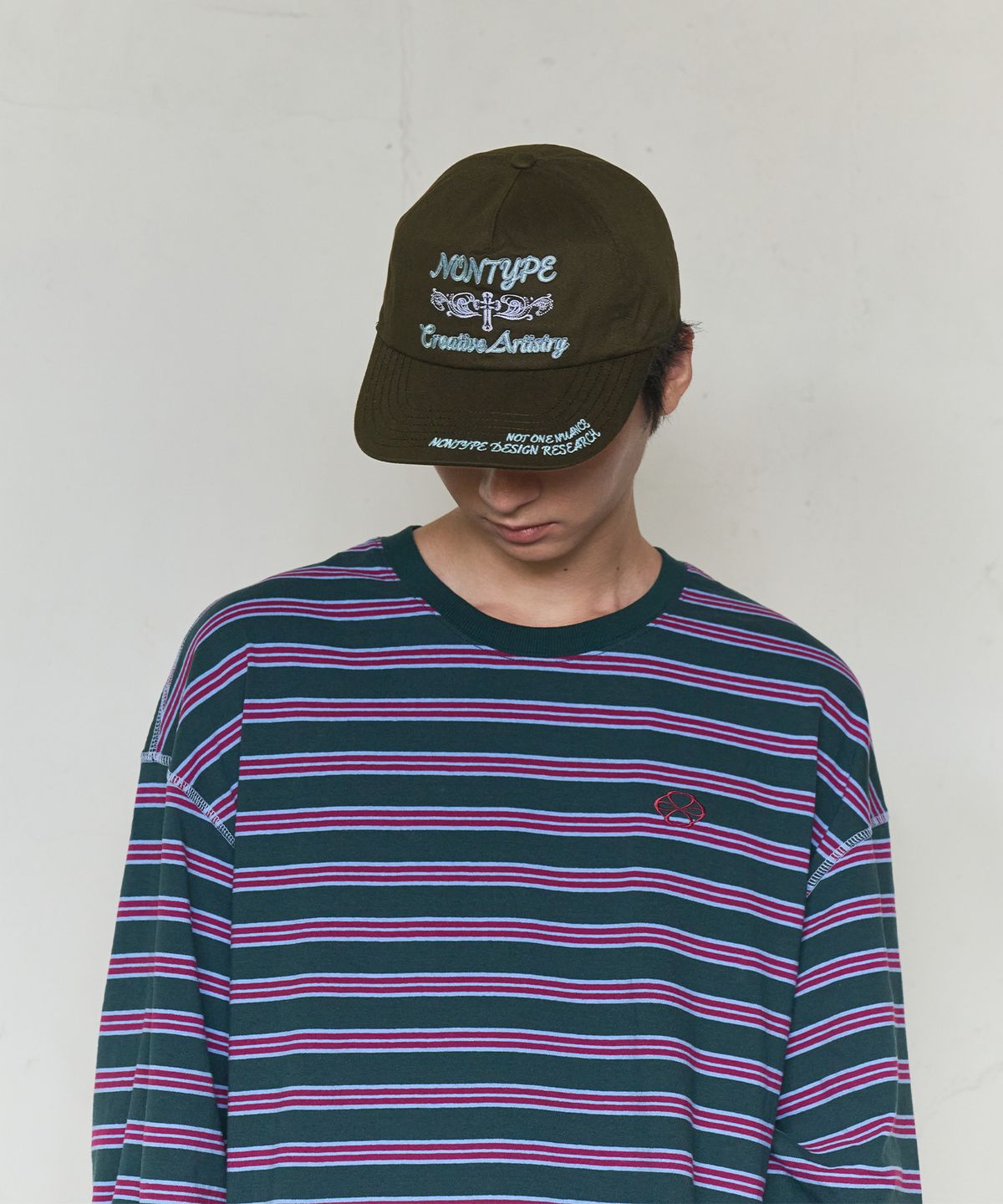 논타입(NONTYPE) SIGNATURE SYM WASHED CAP (BLACK)