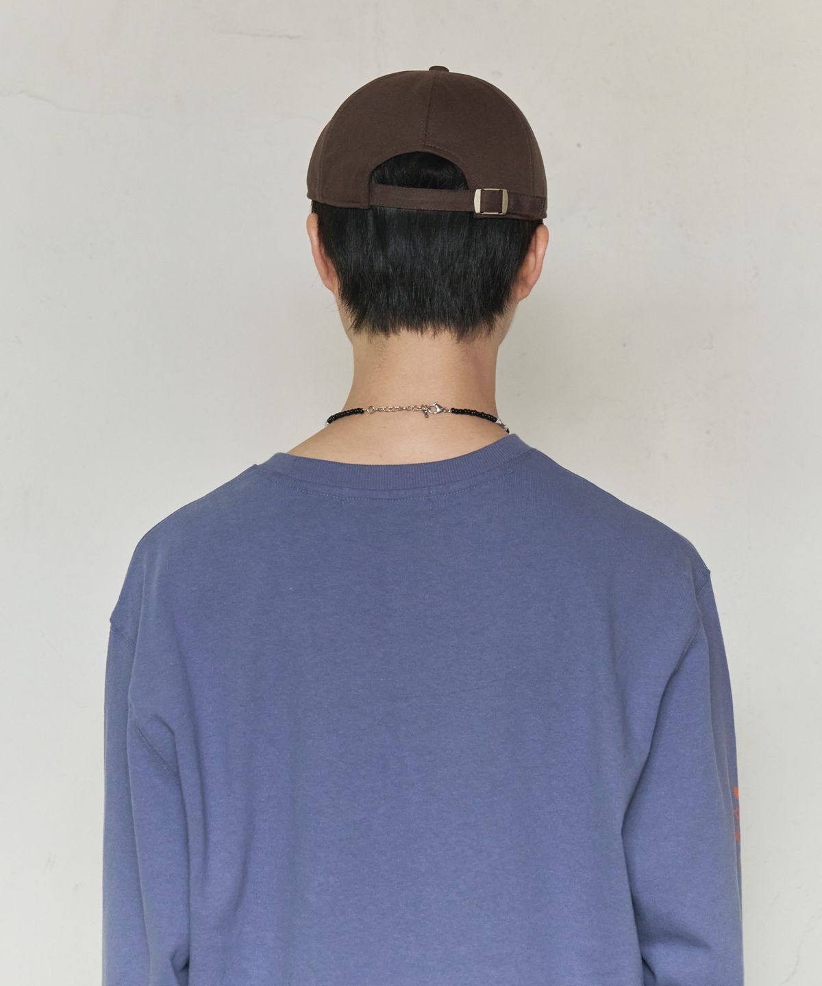논타입(NONTYPE) SIGNATURE SYM WASHED CAP (BROWN)