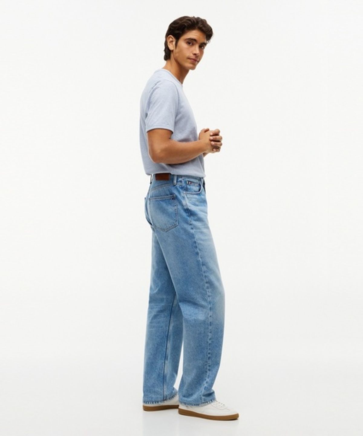 타미힐피거(TOMMY HILFIGER) [Relaxed fit] 리버 코튼 데님 팬츠 (T12G6NPC390MT11BD)