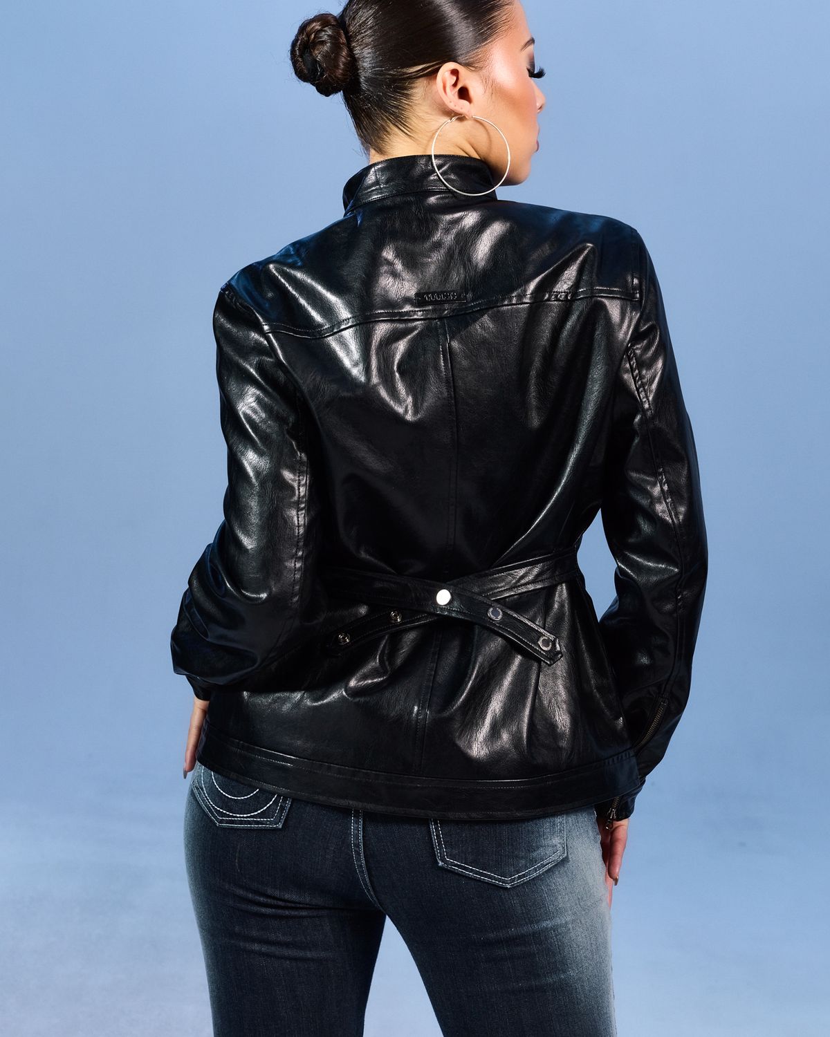 쿨시스(COOLSIS) CS SNAP LEATHER JACKET-029