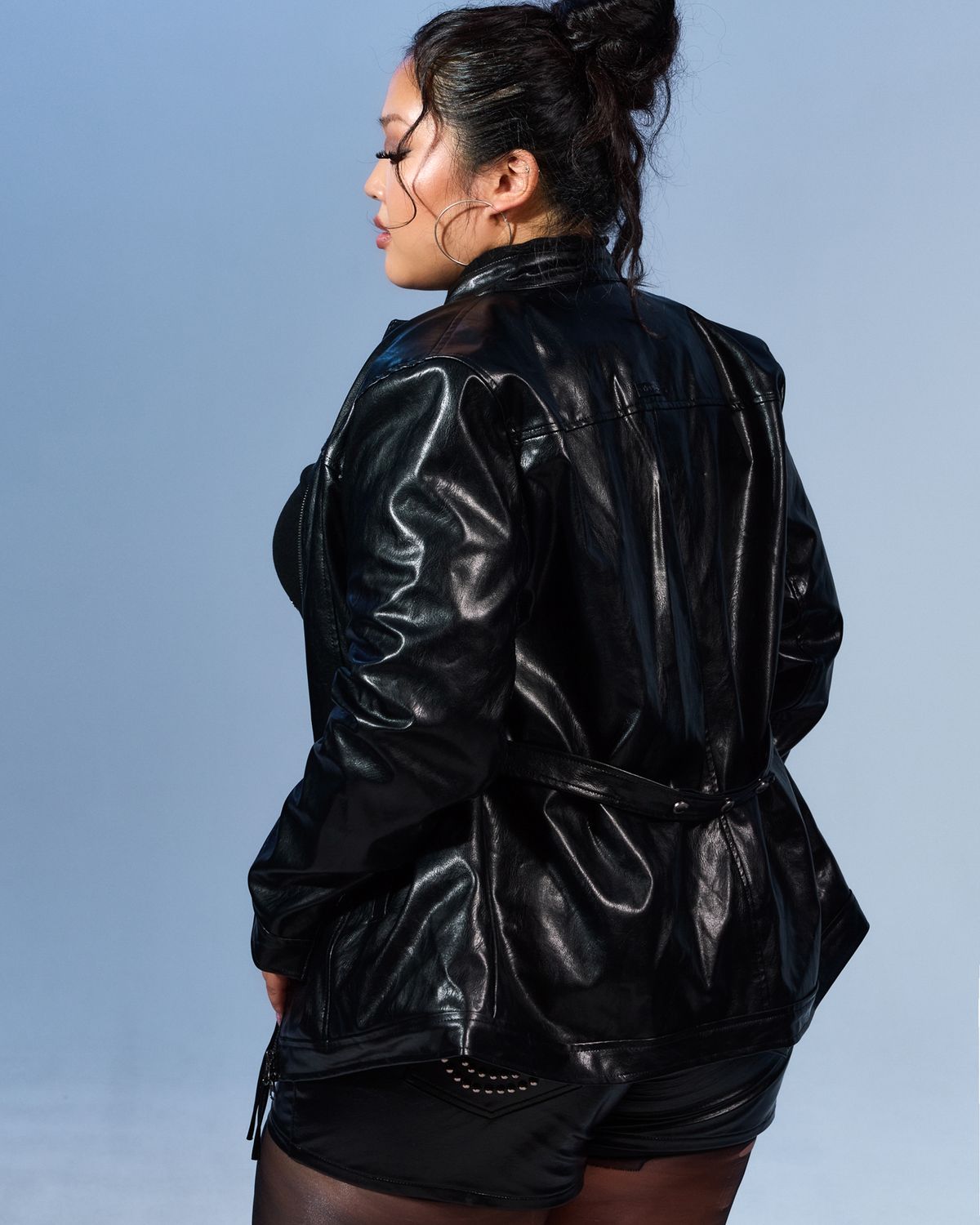 쿨시스(COOLSIS) CS SNAP LEATHER JACKET-029