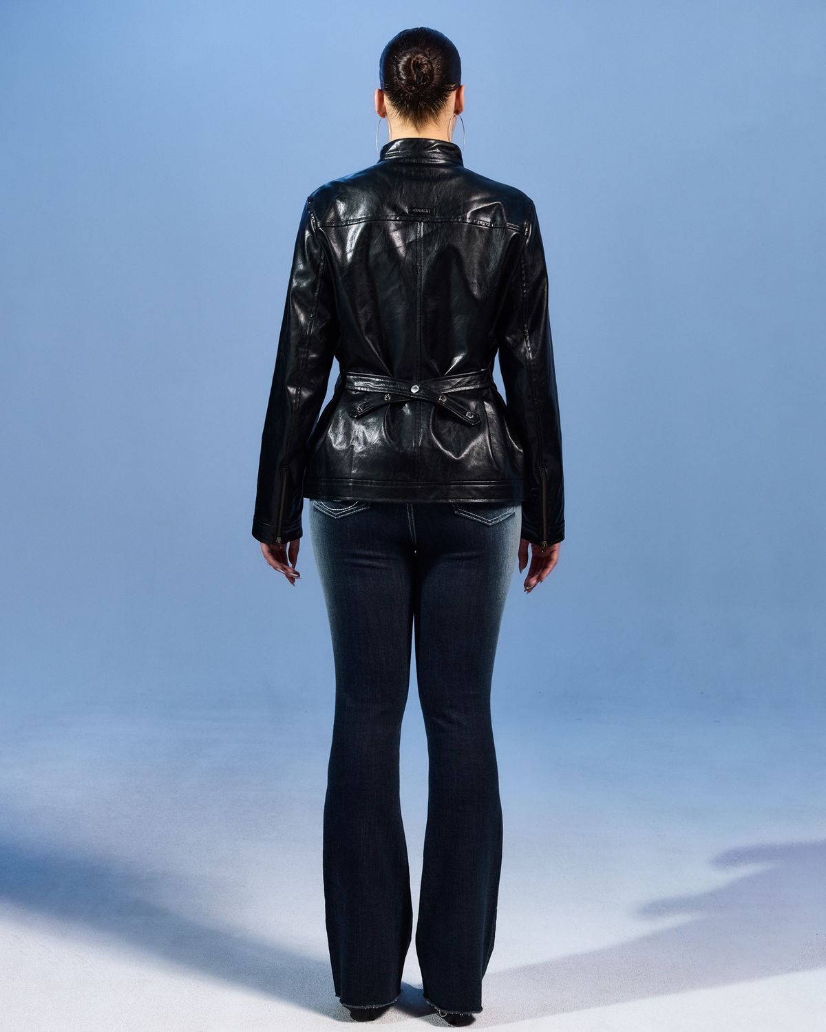 쿨시스(COOLSIS) CS SNAP LEATHER JACKET-029