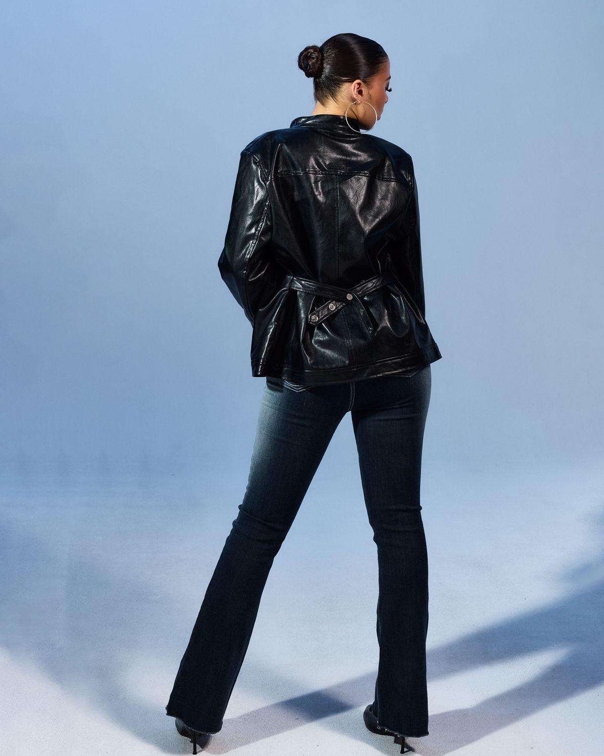 쿨시스(COOLSIS) CS SNAP LEATHER JACKET-029