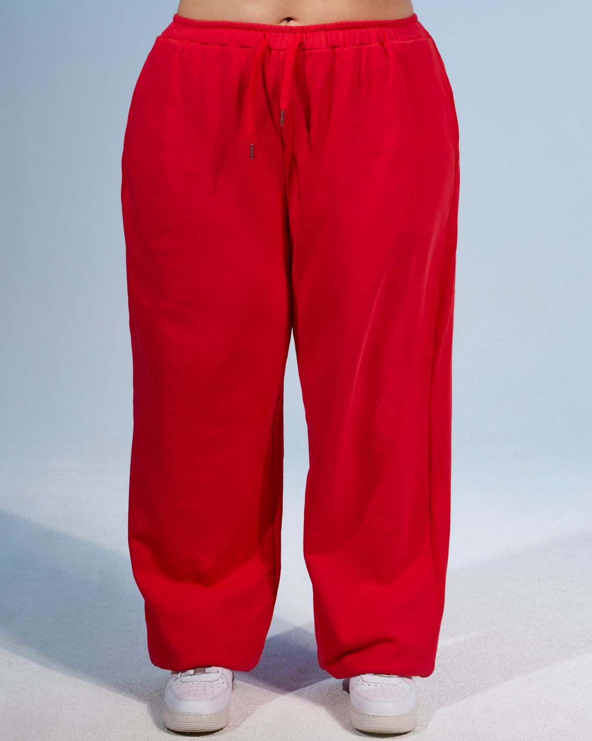 쿨시스(COOLSIS) CS BASSC WIDE JOGGER PANTS-076 (RED)