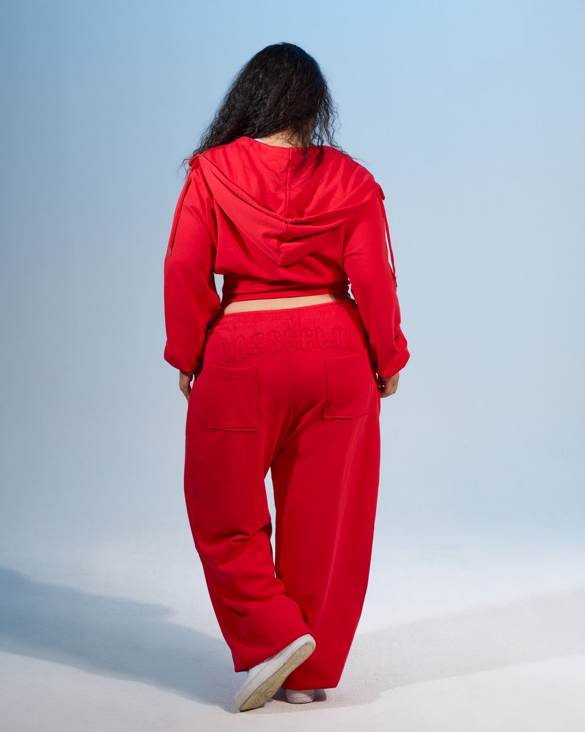 쿨시스(COOLSIS) CS BASSC WIDE JOGGER PANTS-076 (RED)