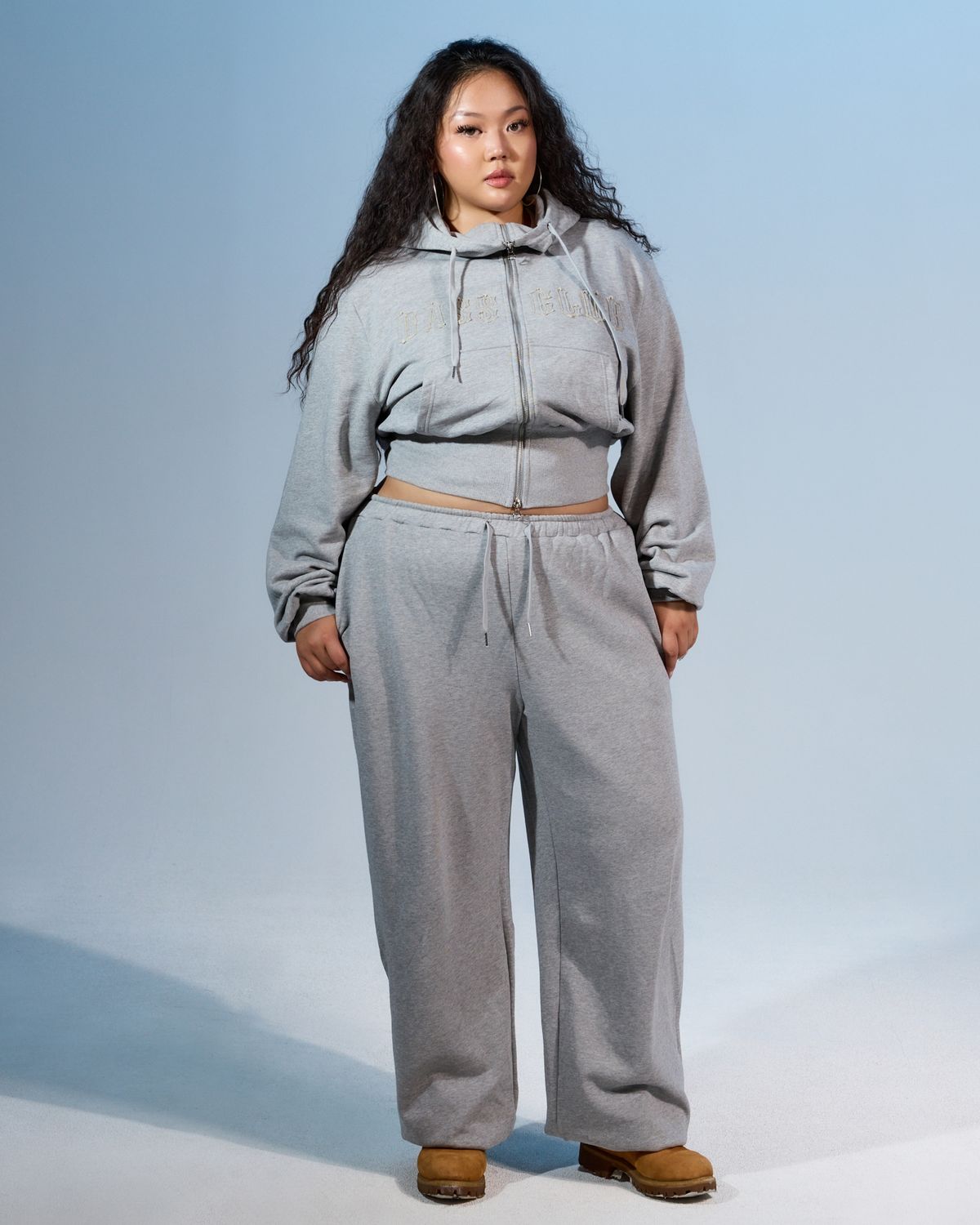 쿨시스(COOLSIS) CS BASSC WIDE JOGGER PANTS-076 (GRAY)