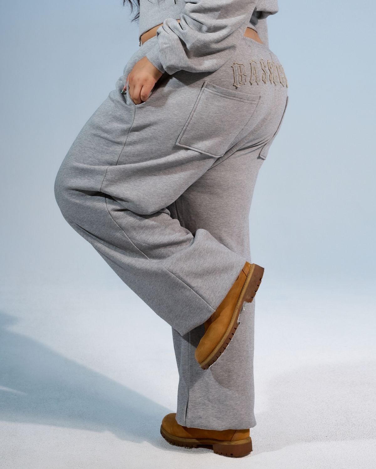쿨시스(COOLSIS) CS BASSC WIDE JOGGER PANTS-076 (GRAY)