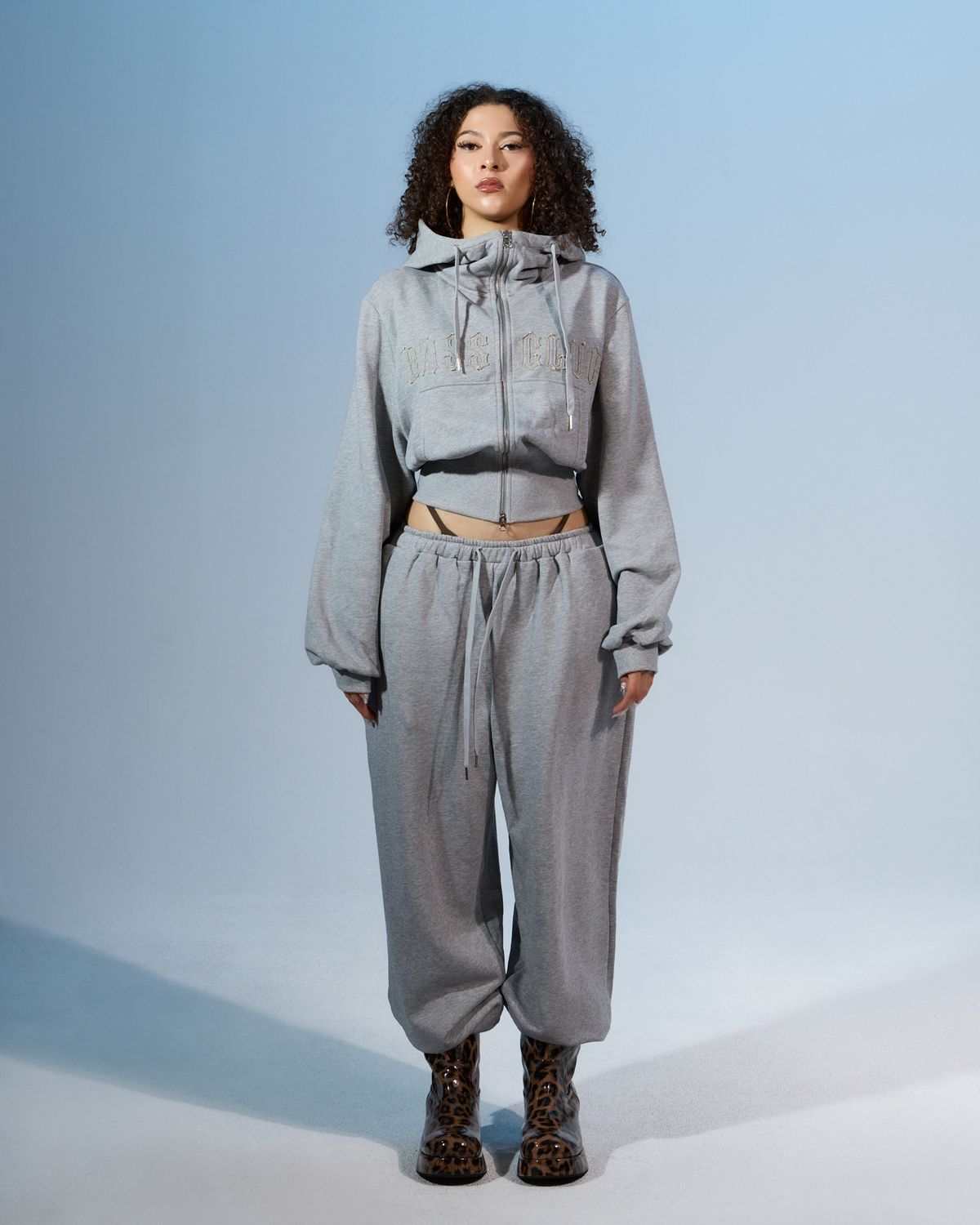쿨시스(COOLSIS) CS BASSC WIDE JOGGER PANTS-076 (GRAY)