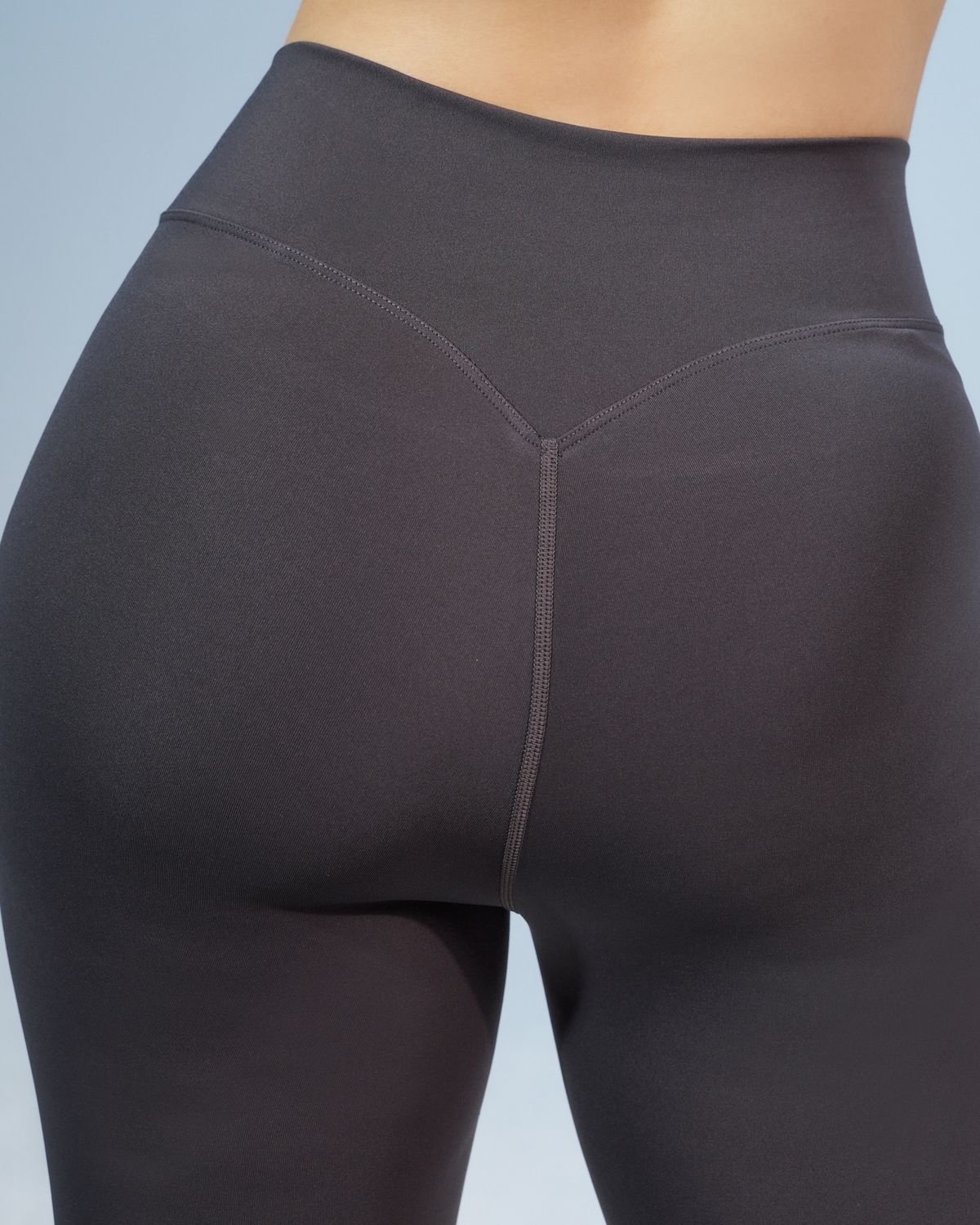 쿨시스(COOLSIS) CS CURVE SKINNY LEGGINGS (ASH BROWN)