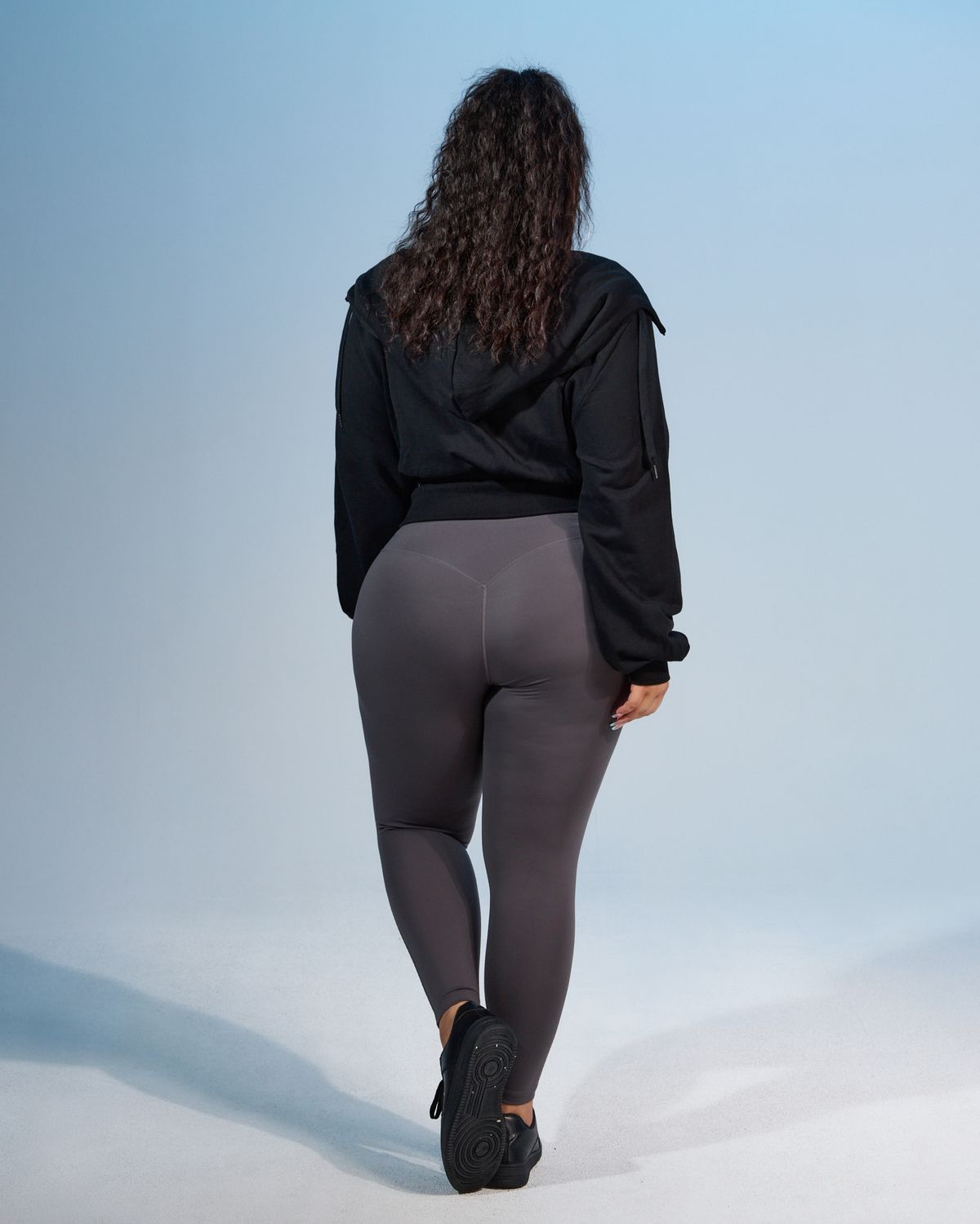 쿨시스(COOLSIS) CS CURVE SKINNY LEGGINGS (ASH BROWN)