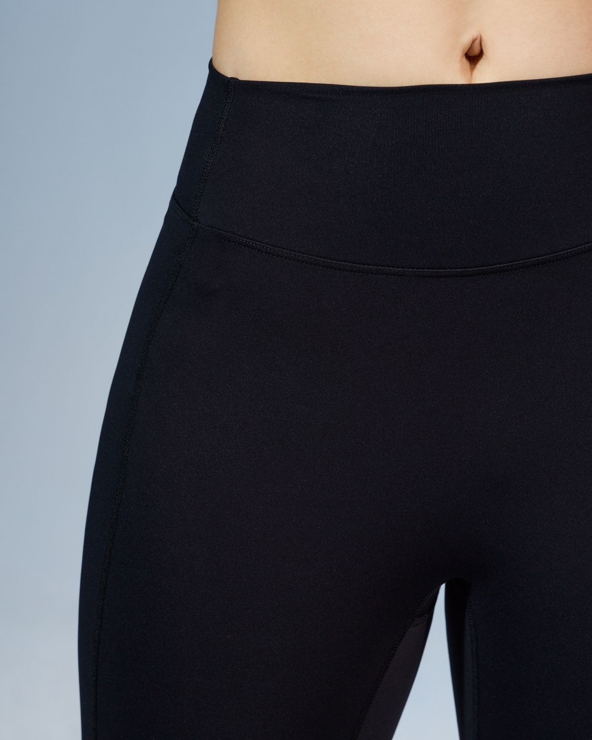 쿨시스(COOLSIS) CS CURVE SKINNY LEGGINGS (BLACK)