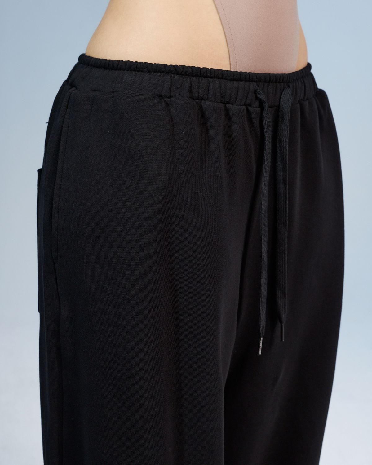 쿨시스(COOLSIS) CS BASSC WIDE JOGGER PANTS-076 (BLACK)