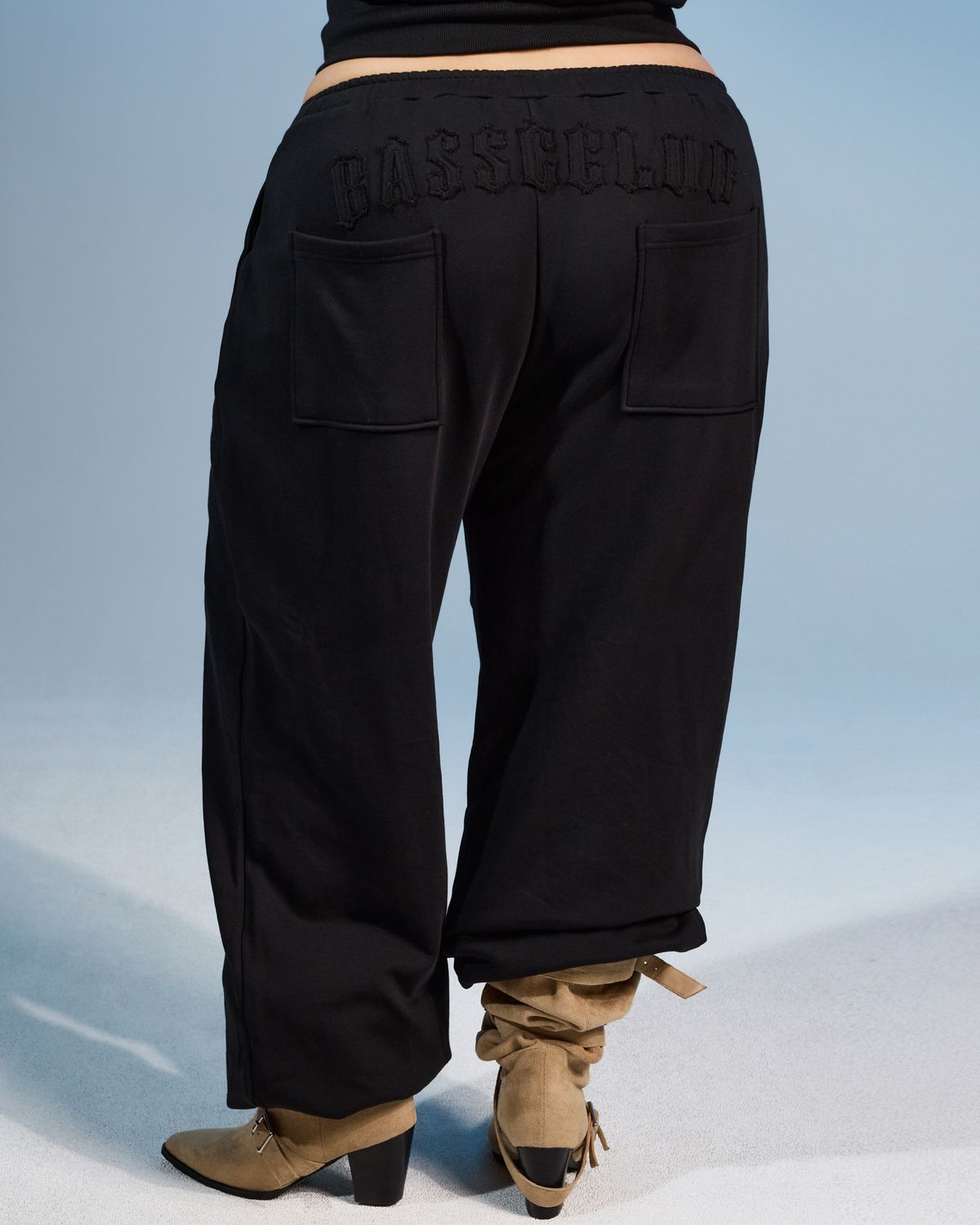 쿨시스(COOLSIS) CS BASSC WIDE JOGGER PANTS-076 (BLACK)