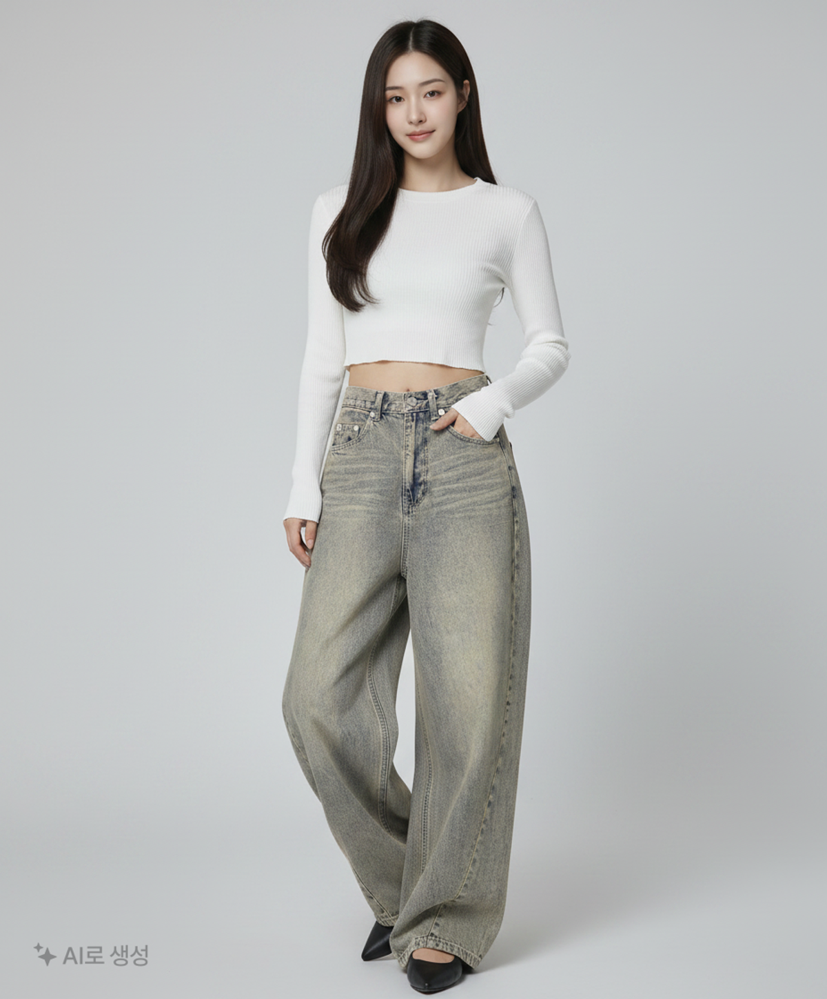데이(THEY) X 벌룬핏 데님 시리즈_(3STYLE) XS