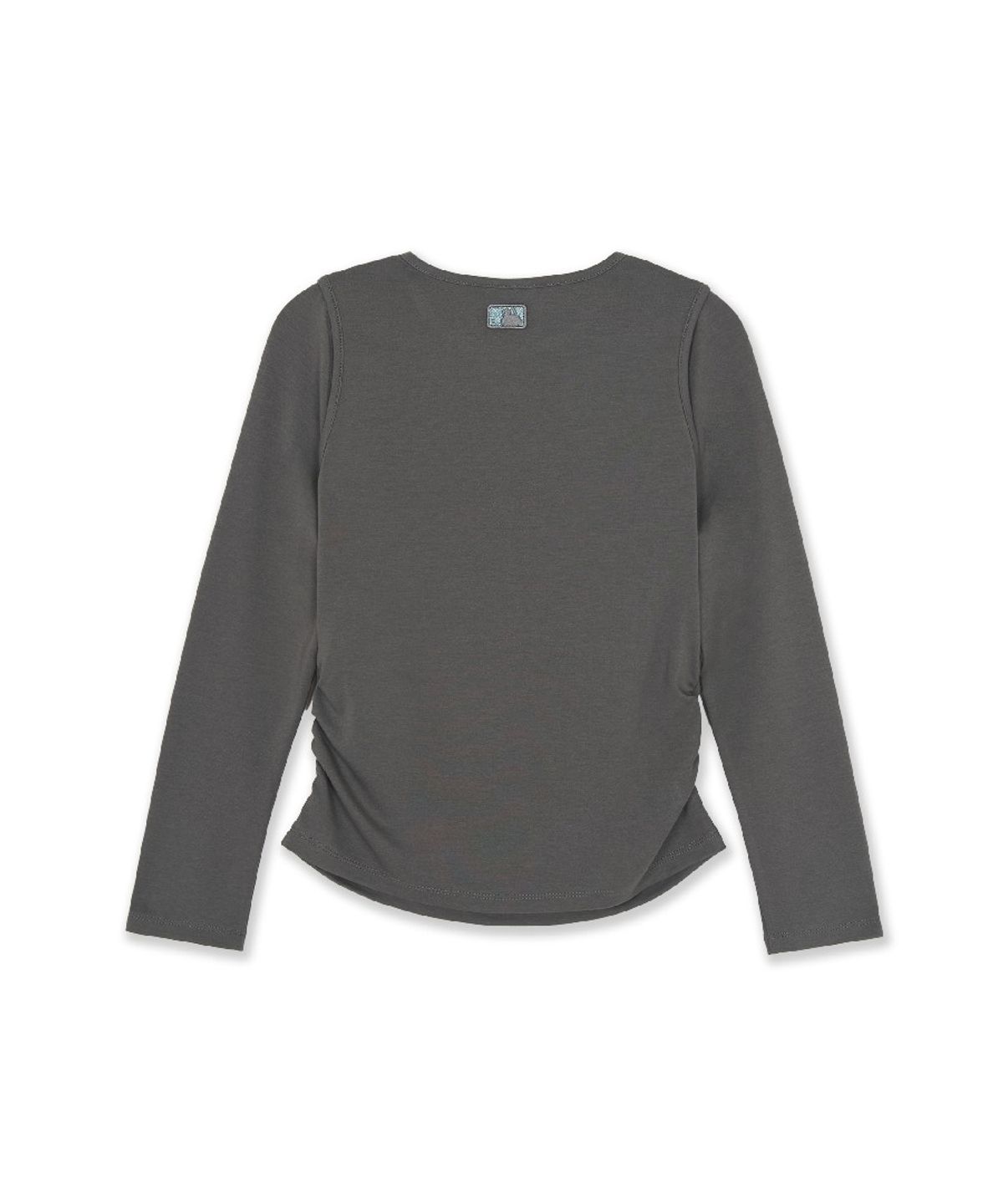 엠엘비 키즈(MLB KIDS) 스포티브 걸즈 트임 티셔츠 NY (Charcoal Grey)