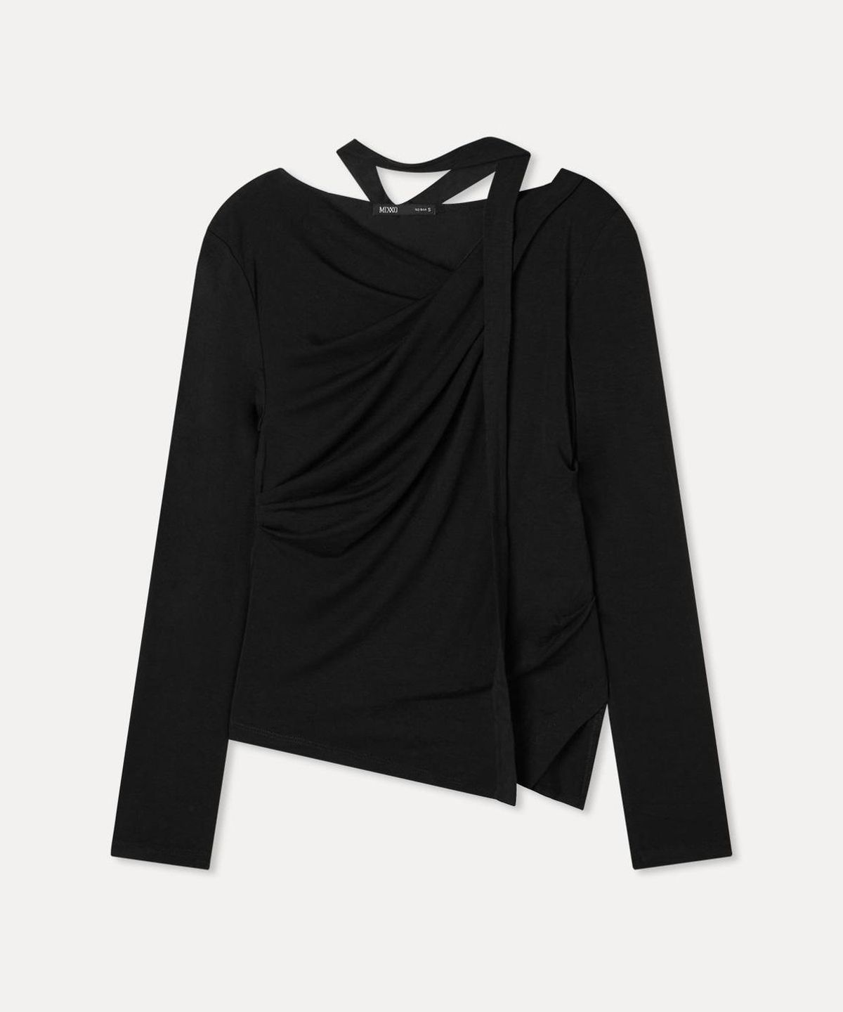 미쏘(MIXXO) 타이 긴팔 티셔츠_MIWLWG902A