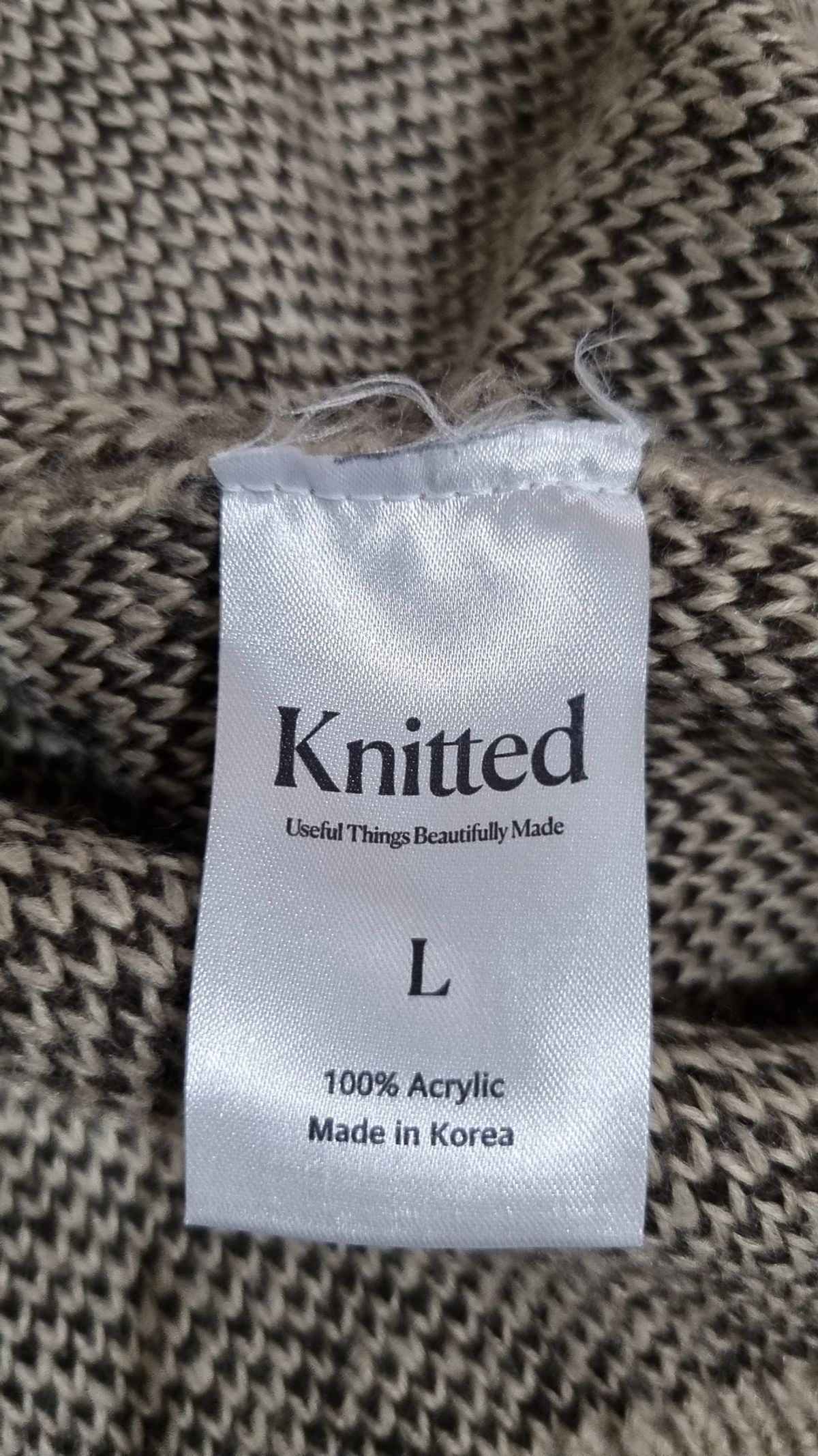 니티드(KNITTED) 카디건 L