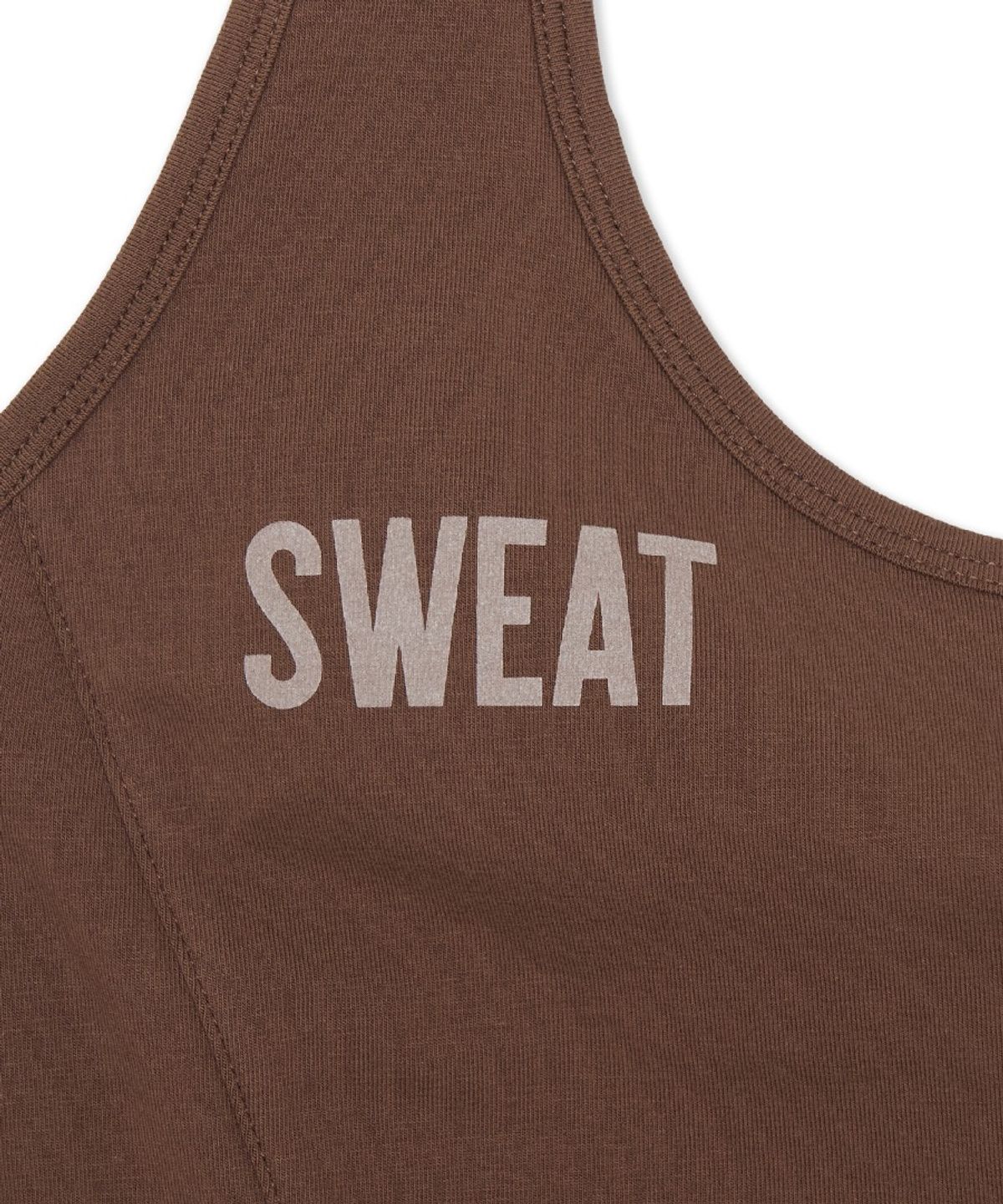 엠엘비(MLB) MLB X KIOF SWEAT 여성 홀터넥 나시 티셔츠 NY (Neon Brown)