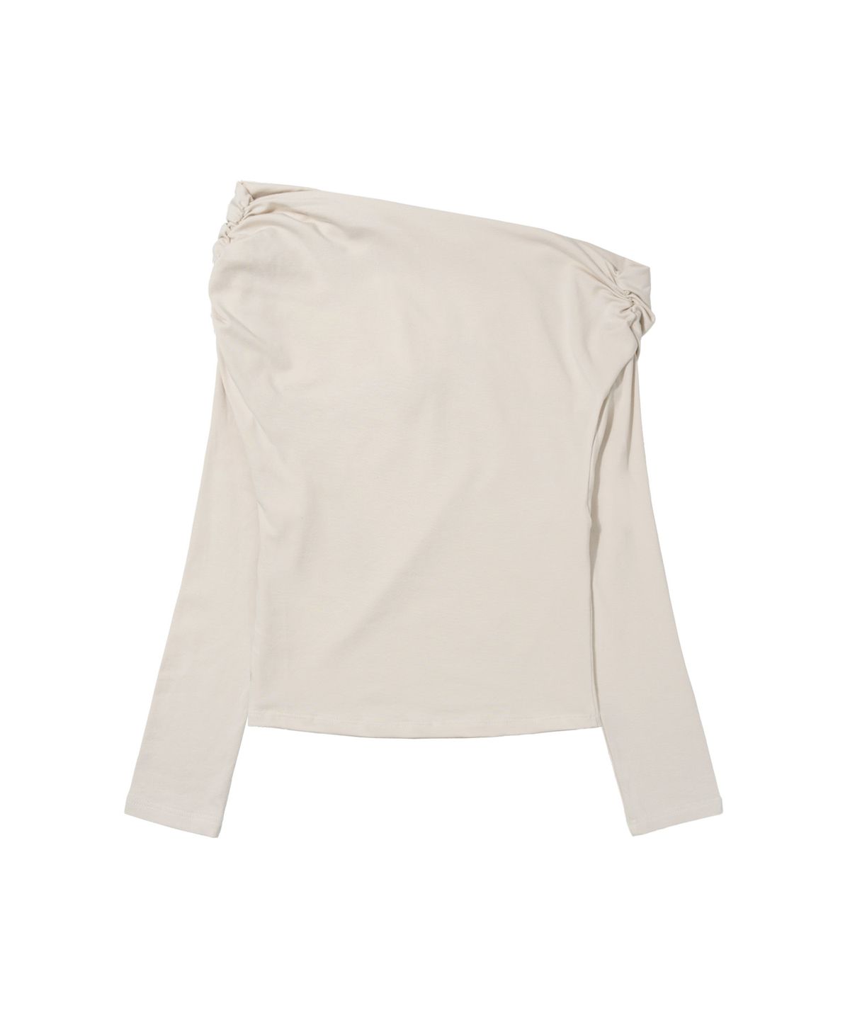 팬시클럽(FANCY CLUB) 아일렛 카울 원숄더 탑 (IVORY) F26ZB520