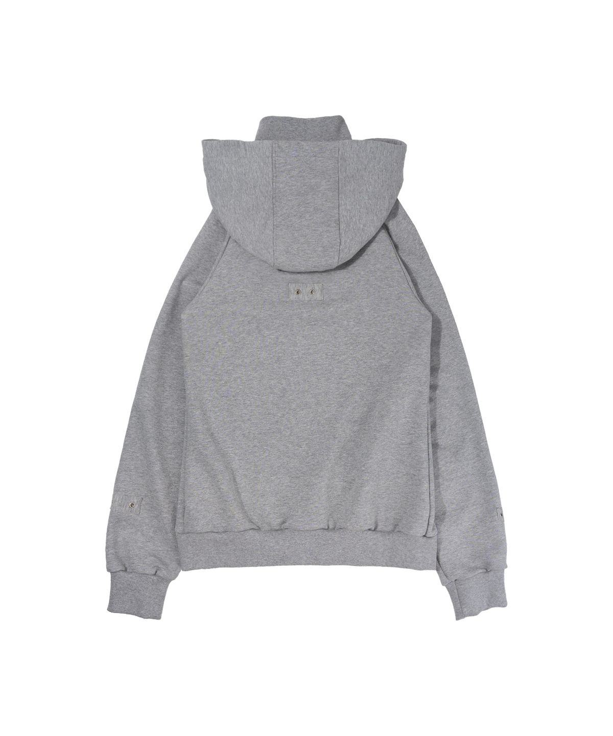 팬시클럽(FANCY CLUB) 레이어 버클 후드 집업 (MELANGE GRAY) F26ZA509