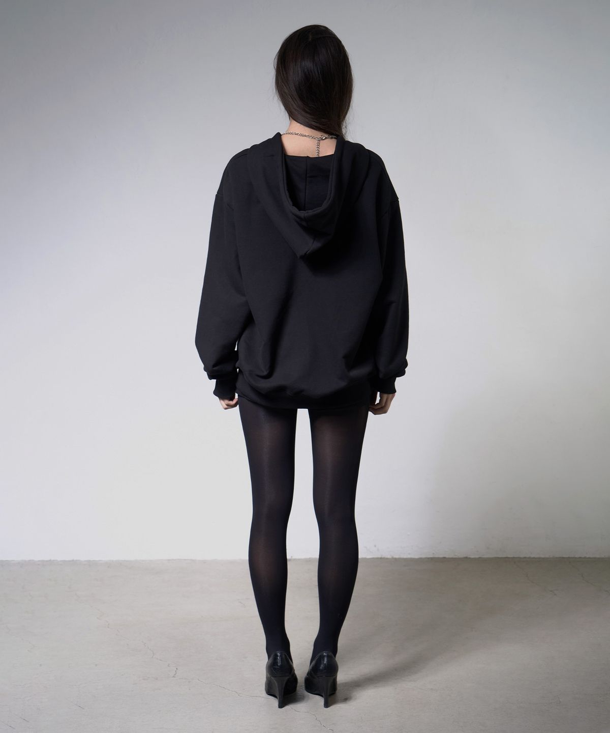 팬시클럽(FANCY CLUB) 유니언잭 후드 집업 (BLACK) F26ZA515