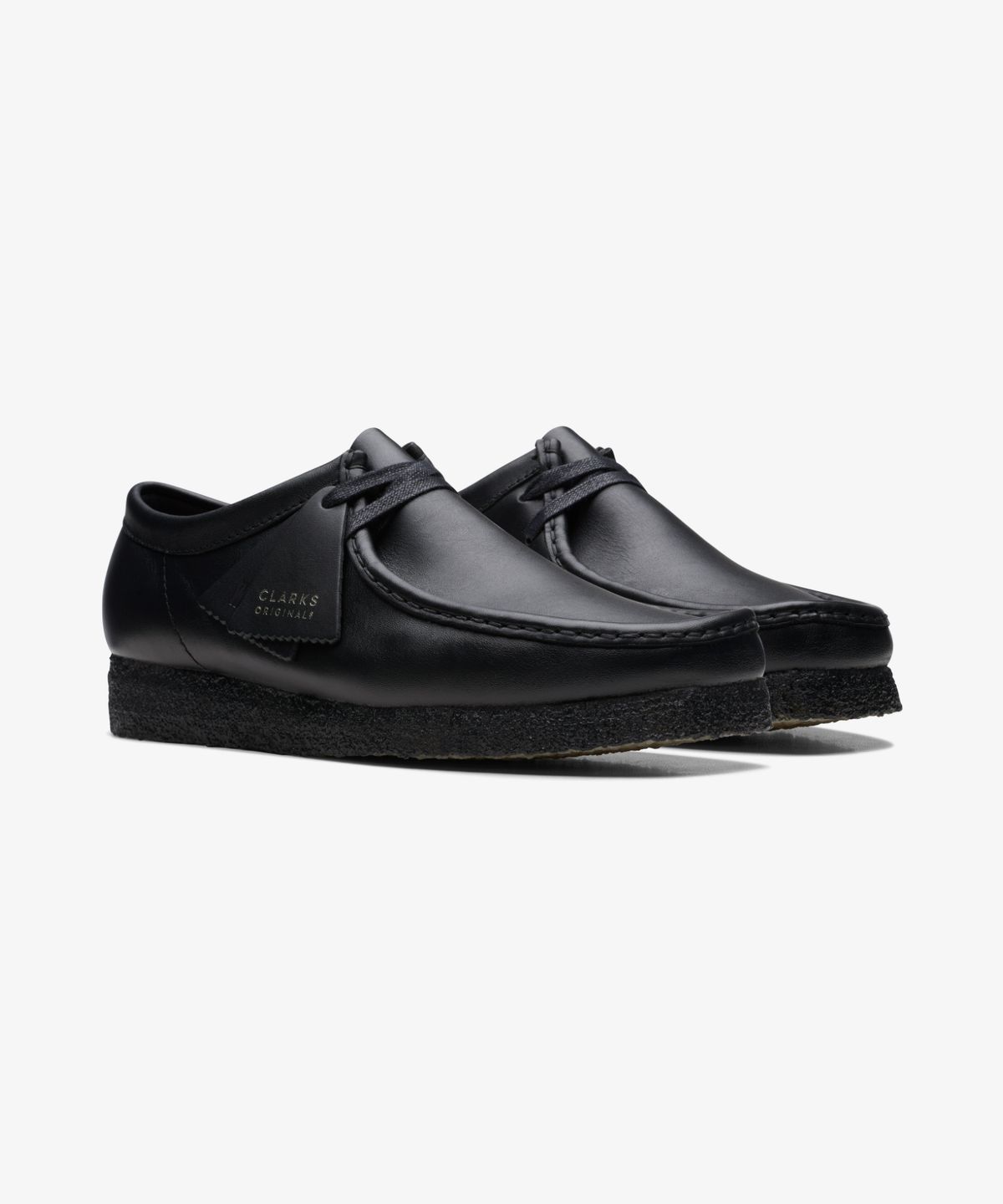 클락스 오리지널스(CLARKS ORIGINALS) (남성) 왈라비 - 블랙 레더 / 26155514